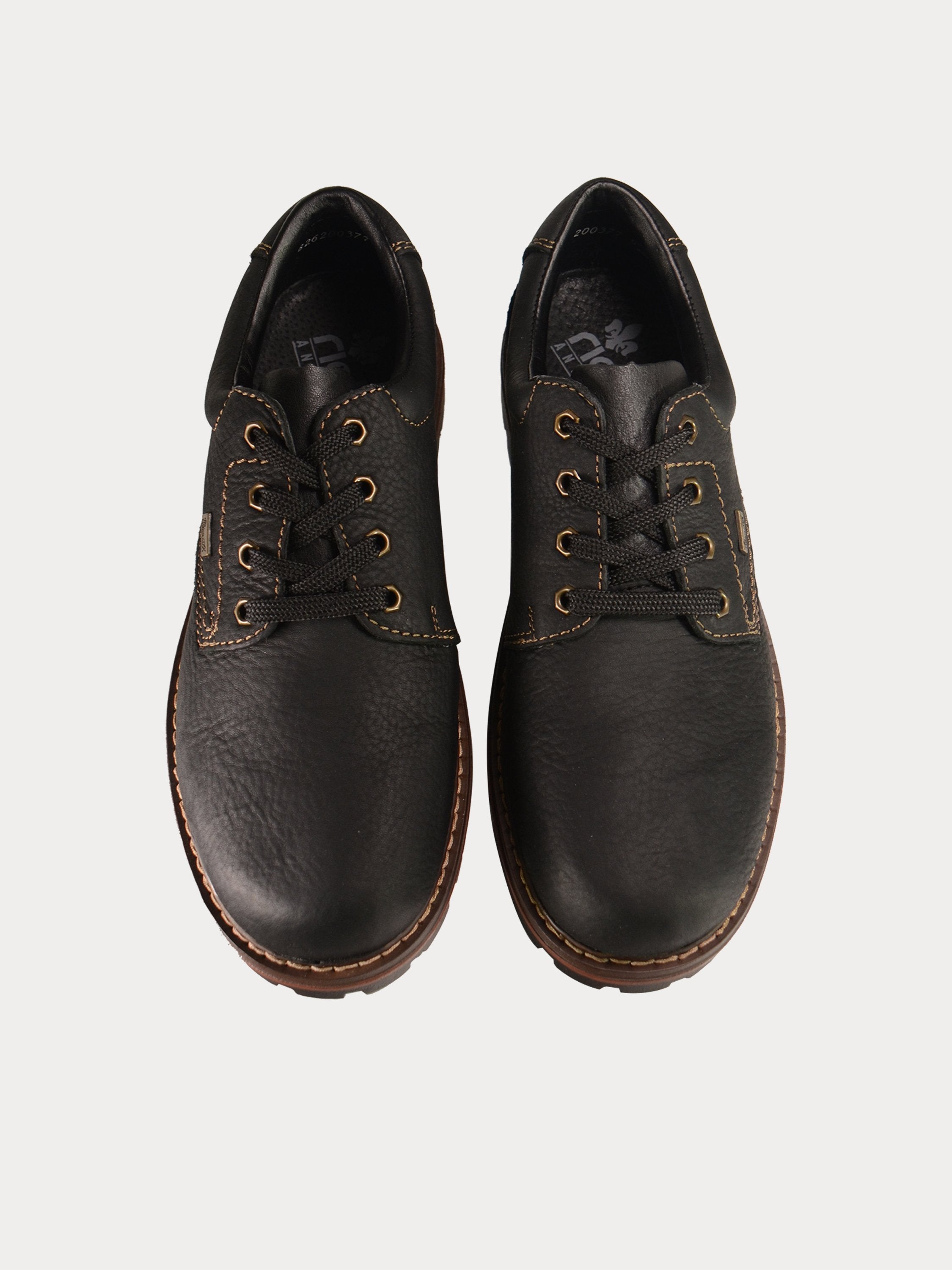 Rieker 1771 Men's Lace Up Shoes #color_Black