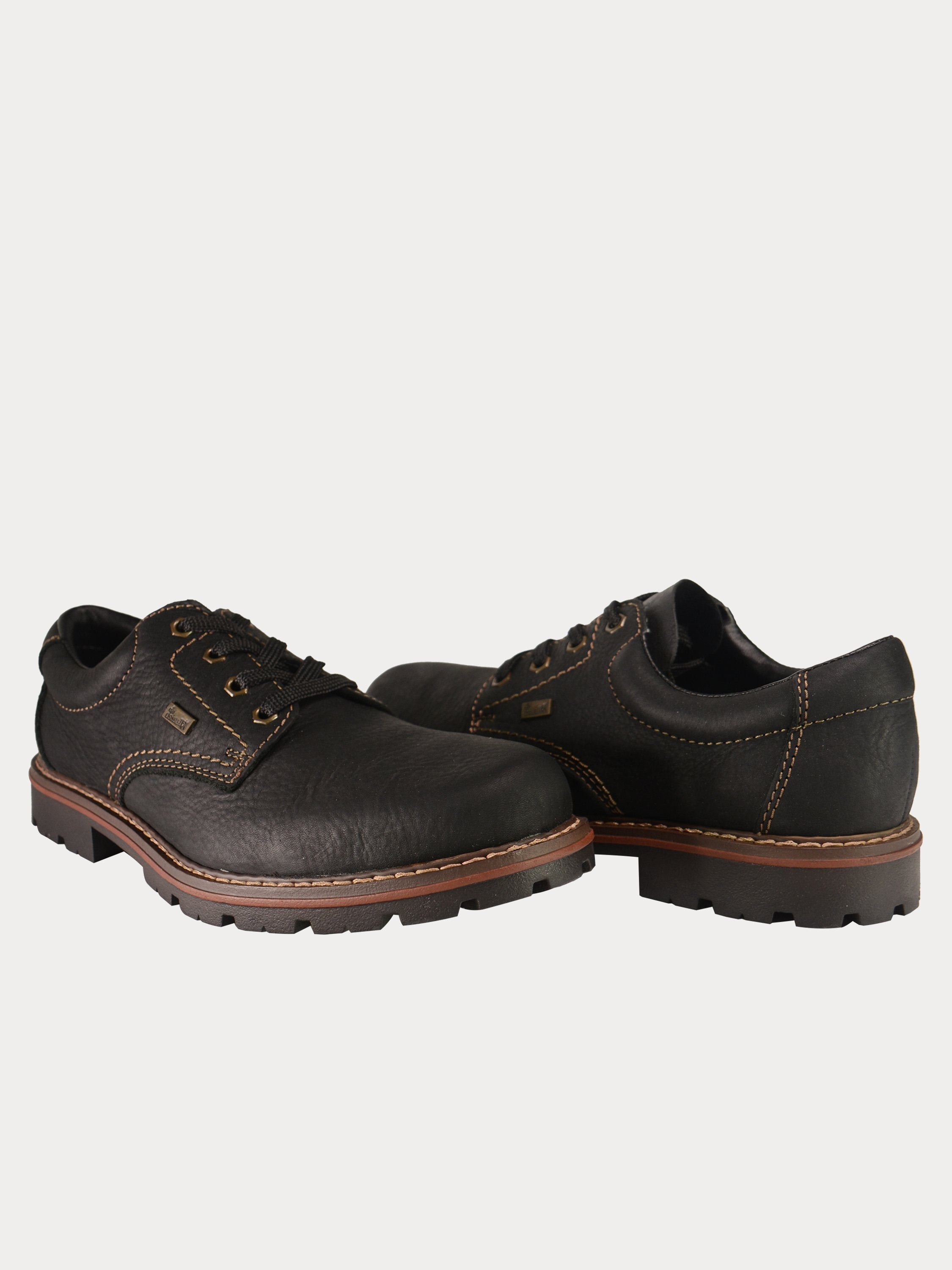 Rieker 1771 Men's Lace Up Shoes #color_Black