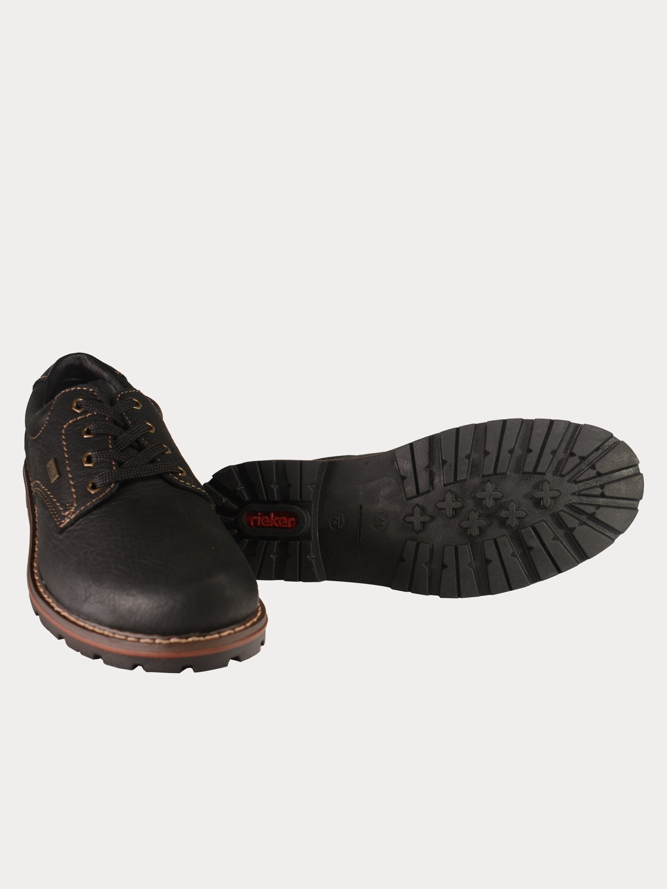 Rieker 1771 Men's Lace Up Shoes #color_Black