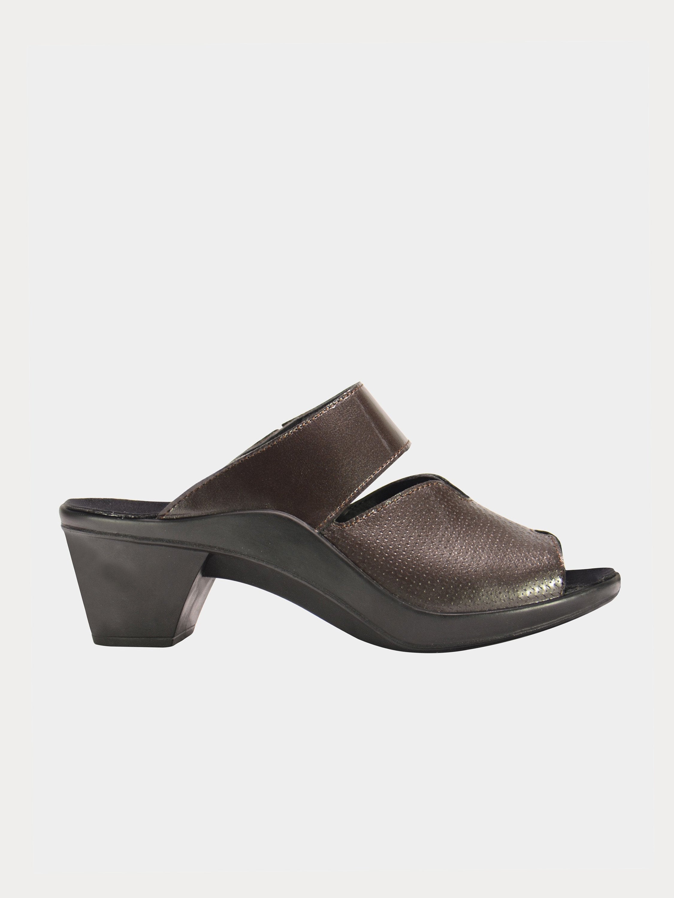 Romika 27148 Women Mokassetta Leather Sandals #color_Brown