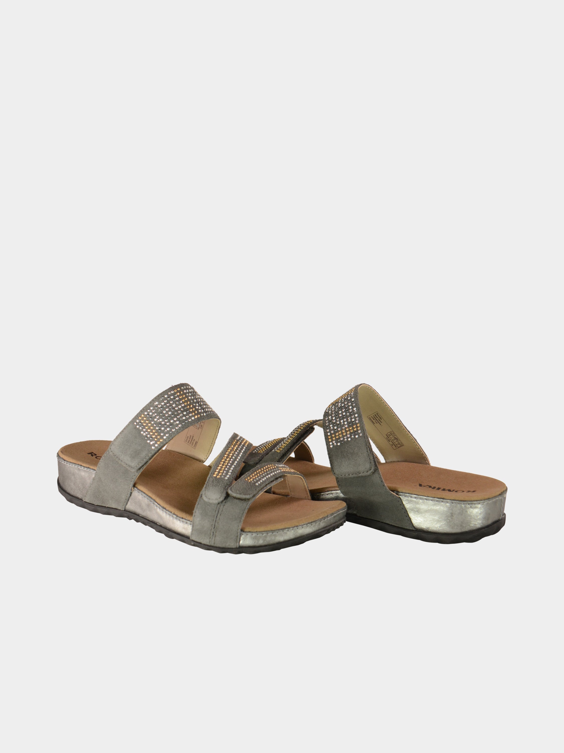 Romika Women's Florenz 09 Sandals #color_Gray
