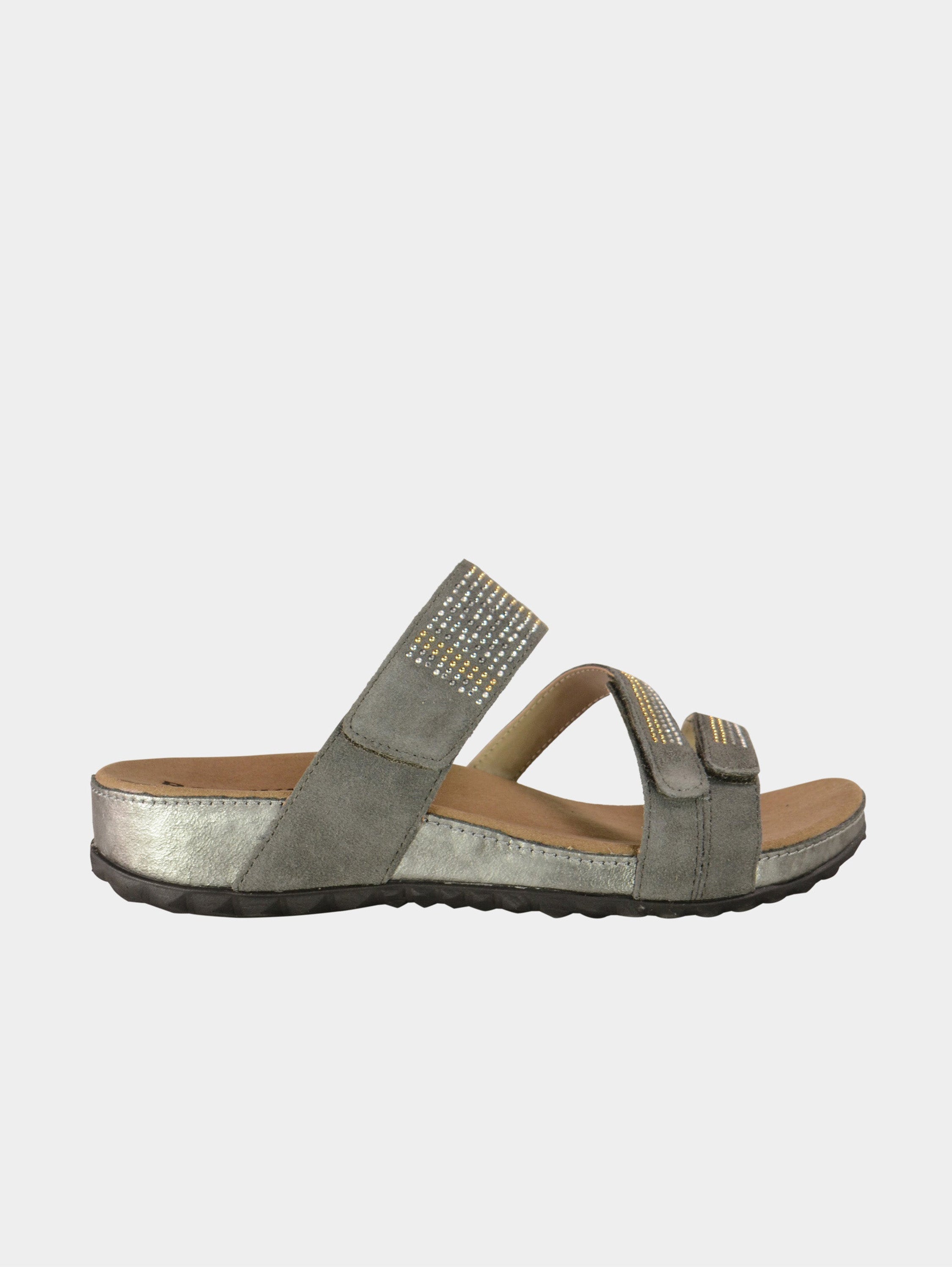 Romika Women's Florenz 09 Sandals #color_Gray