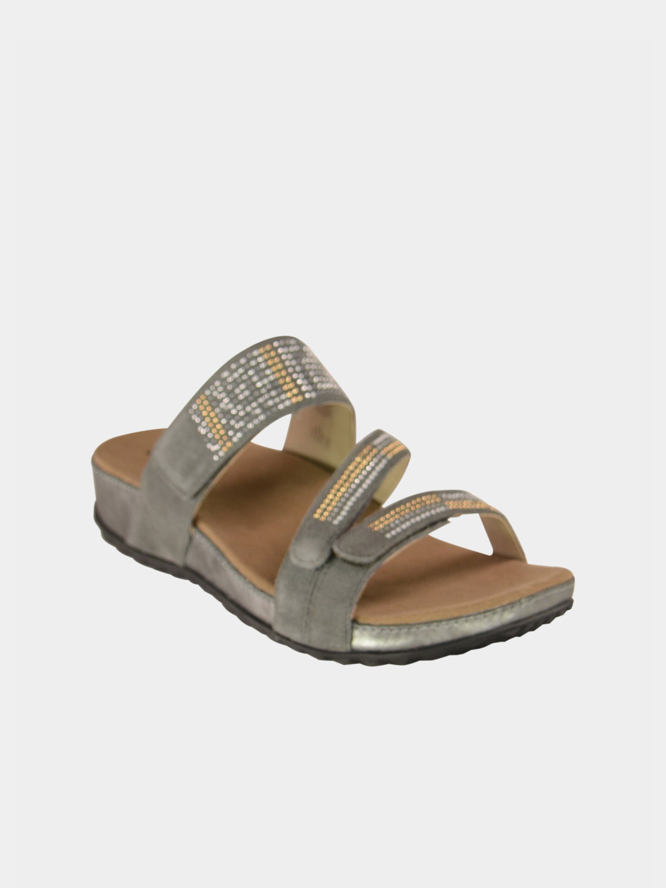 Romika Women's Florenz 09 Sandals #color_Gray