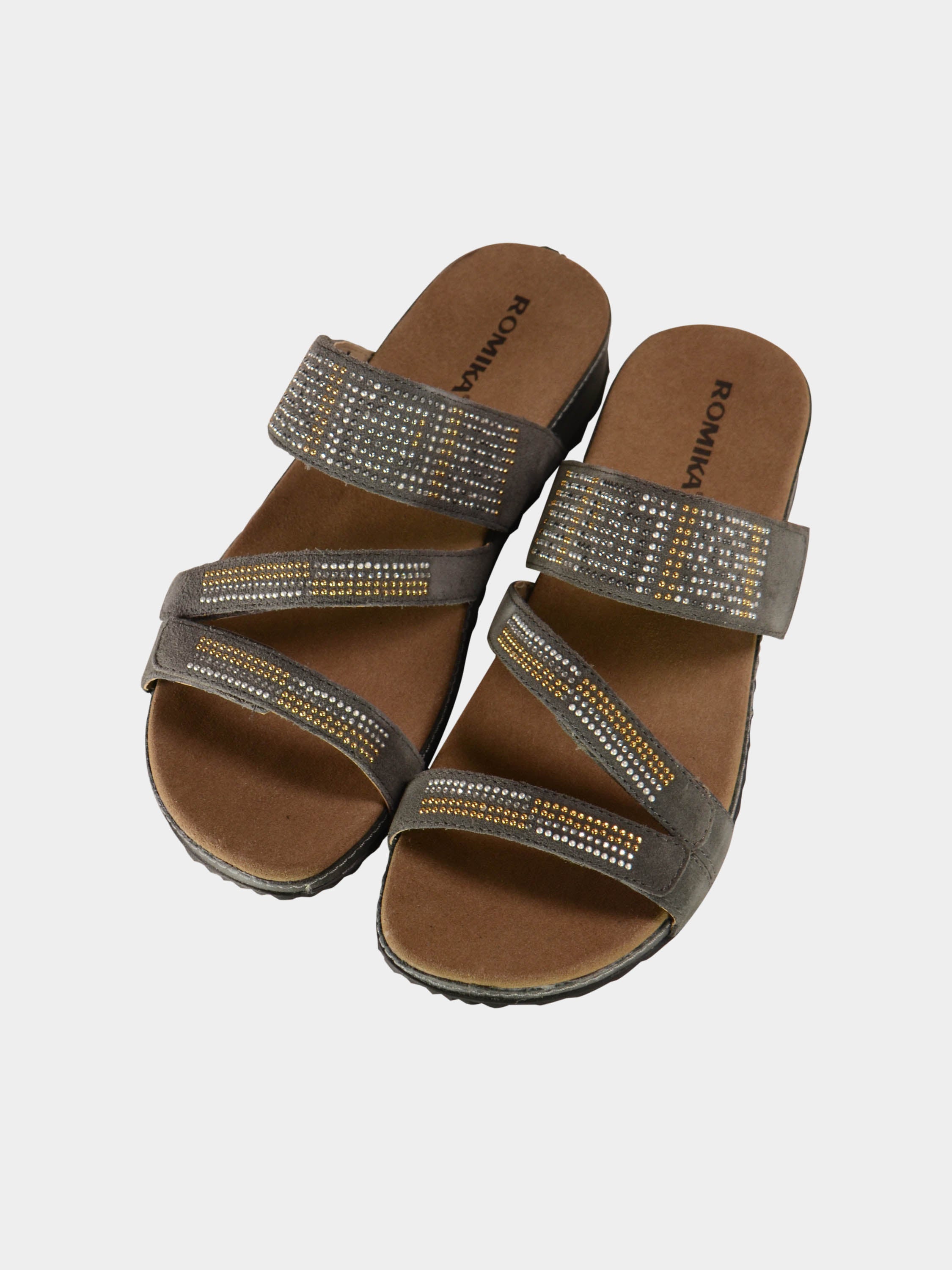 Romika Women's Florenz 09 Sandals #color_Gray
