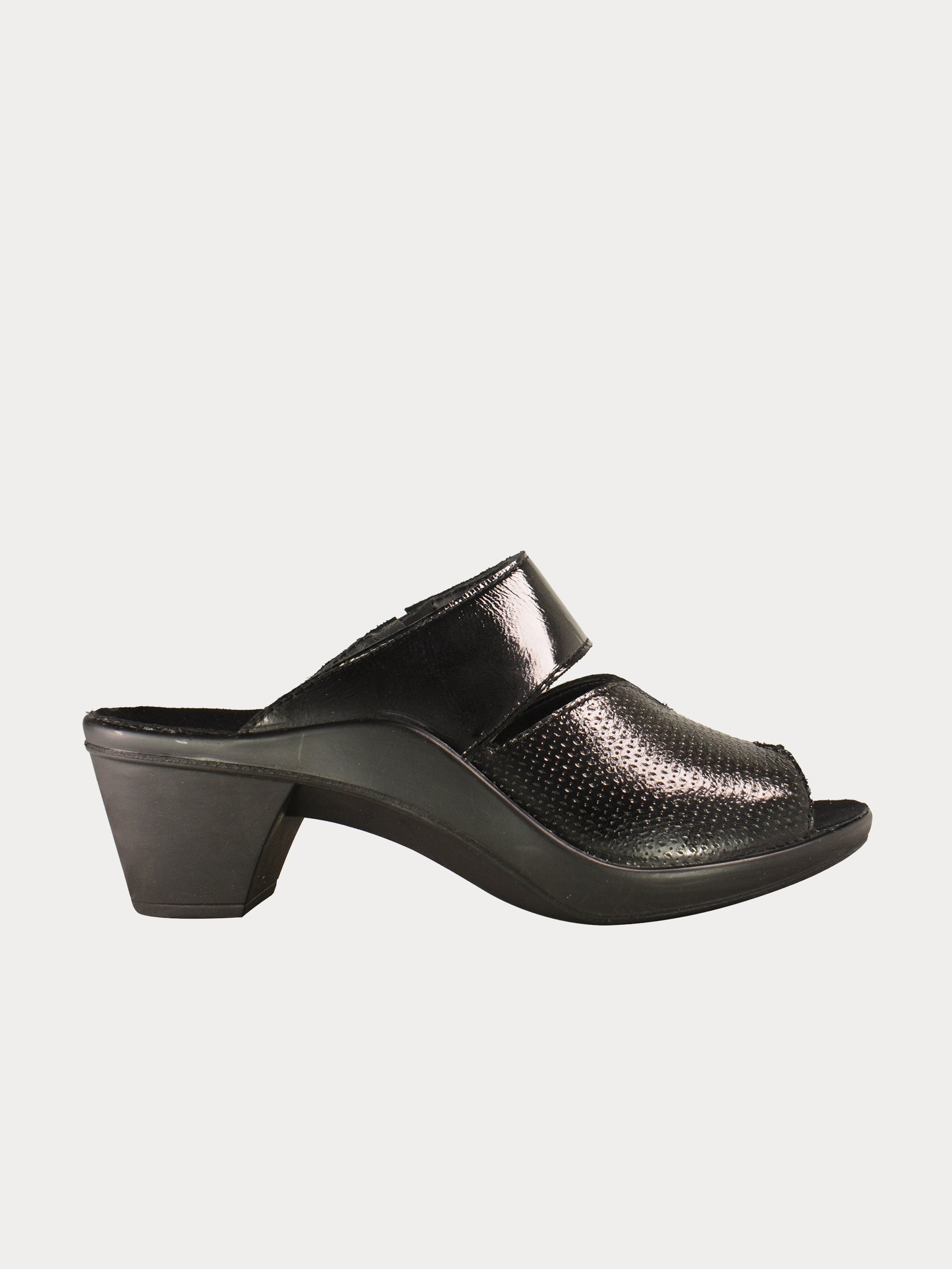 Romika 27148 Women Mokassetta Leather Sandals #color_Black