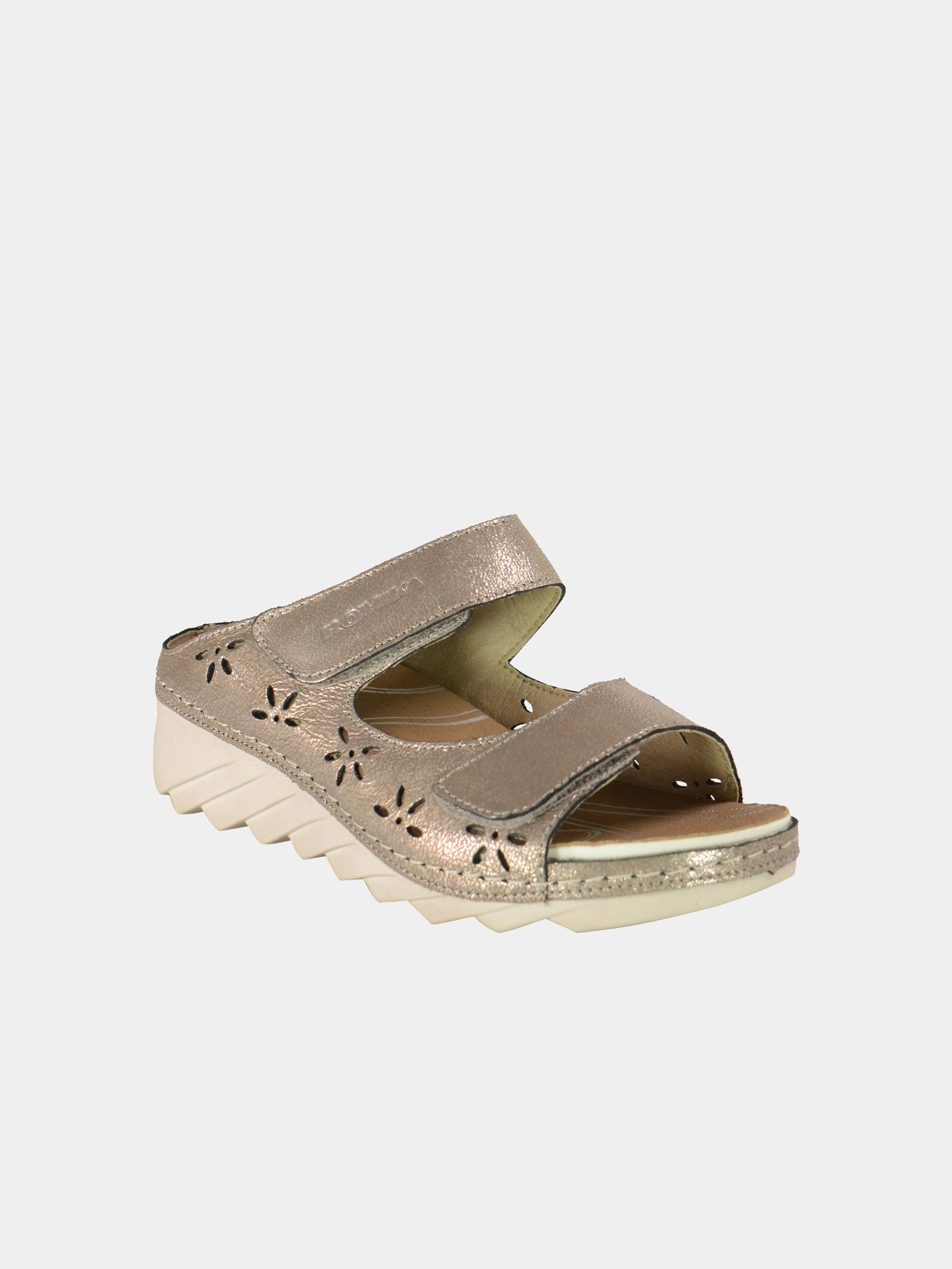 Romika Women's Salem 08 Slider Sandals #color_Silver