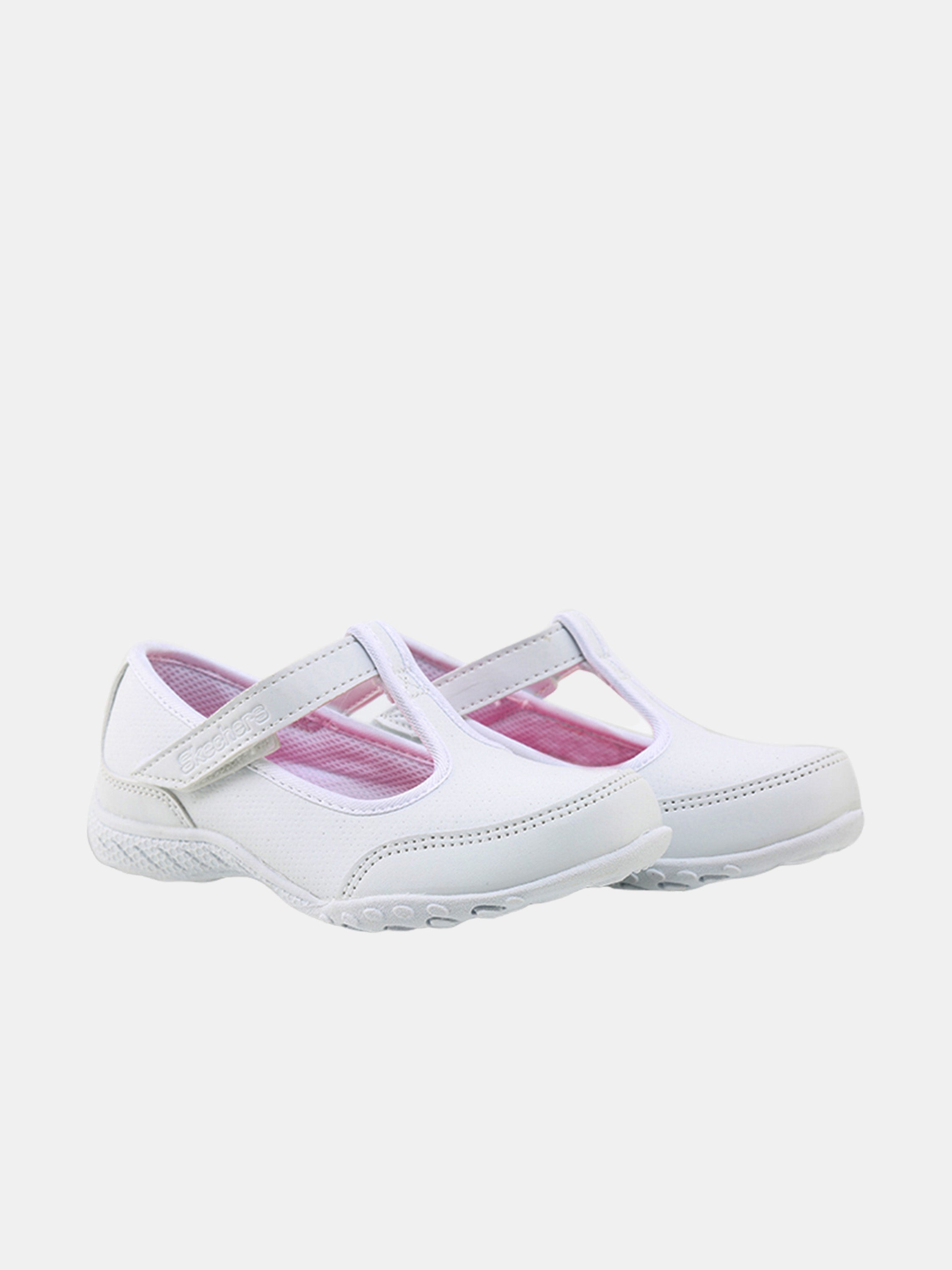 Skechers Relaxed Fit: Breathe Easy - Playground Princess #color_White