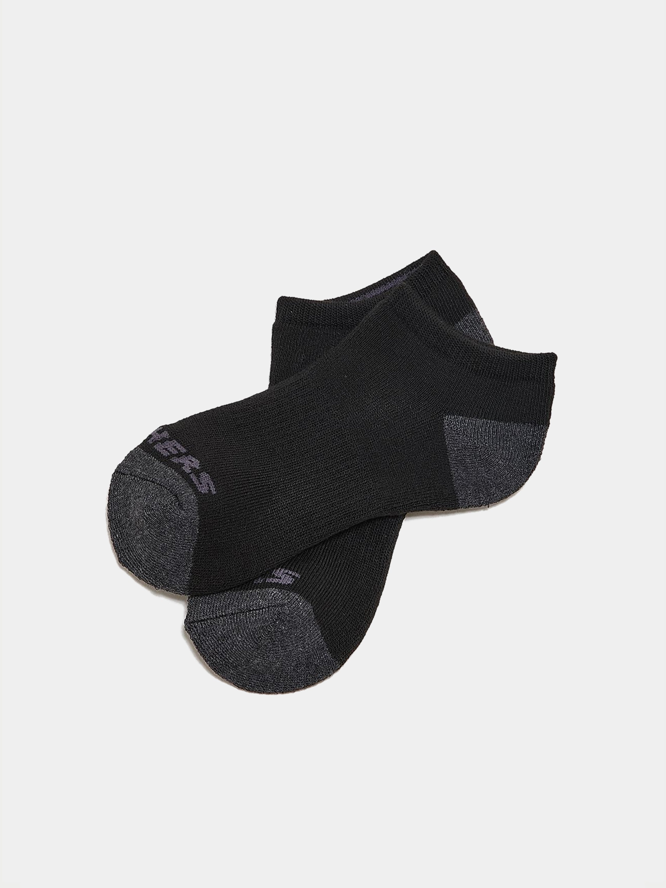 Skechers 3 Pack Children 360 Cushion Socks #color_Black