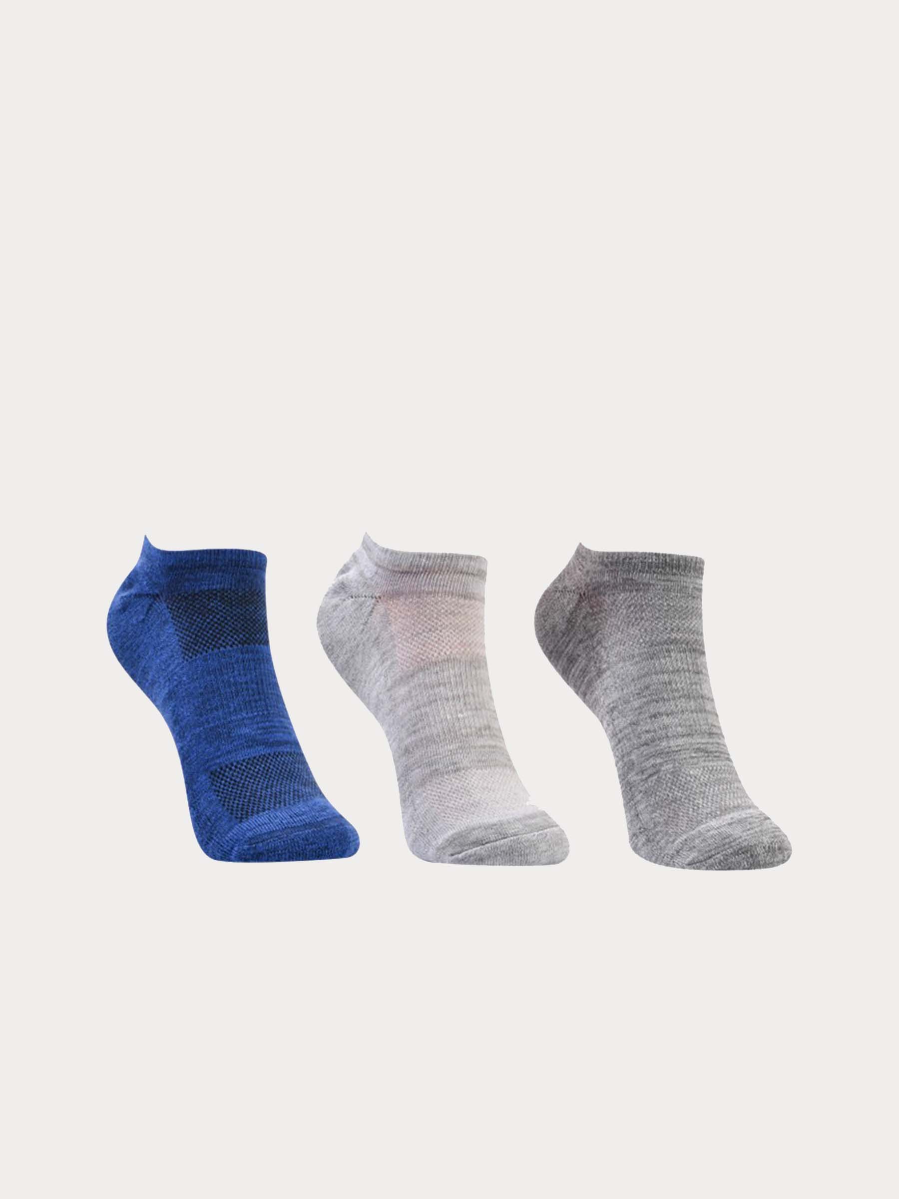 Skechers Men 3 Pack Men 1/2 Terry Super No Show Socks