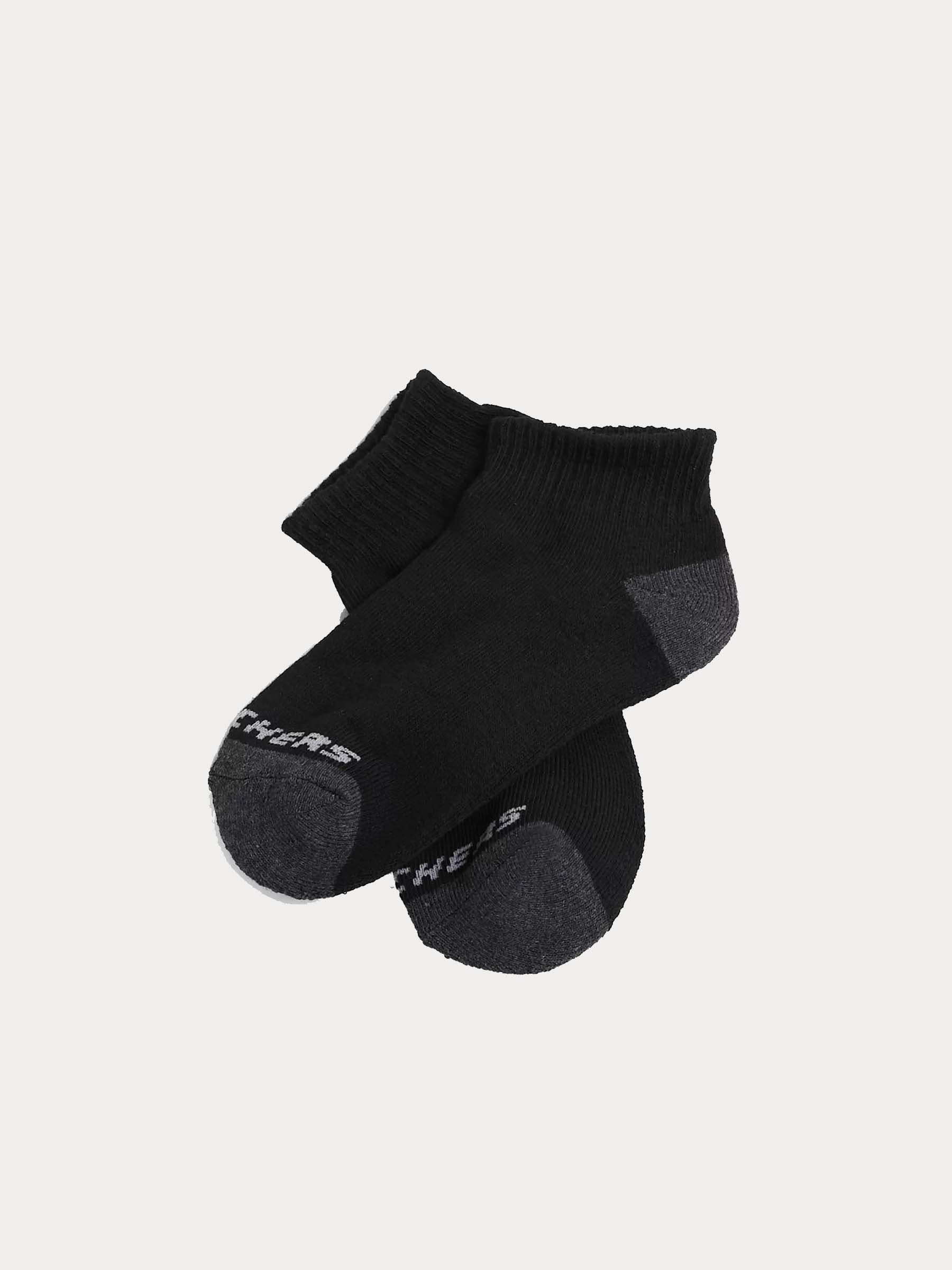 Skechers Boys 10 Pack 1/2 Terry Qtr Crew Socks