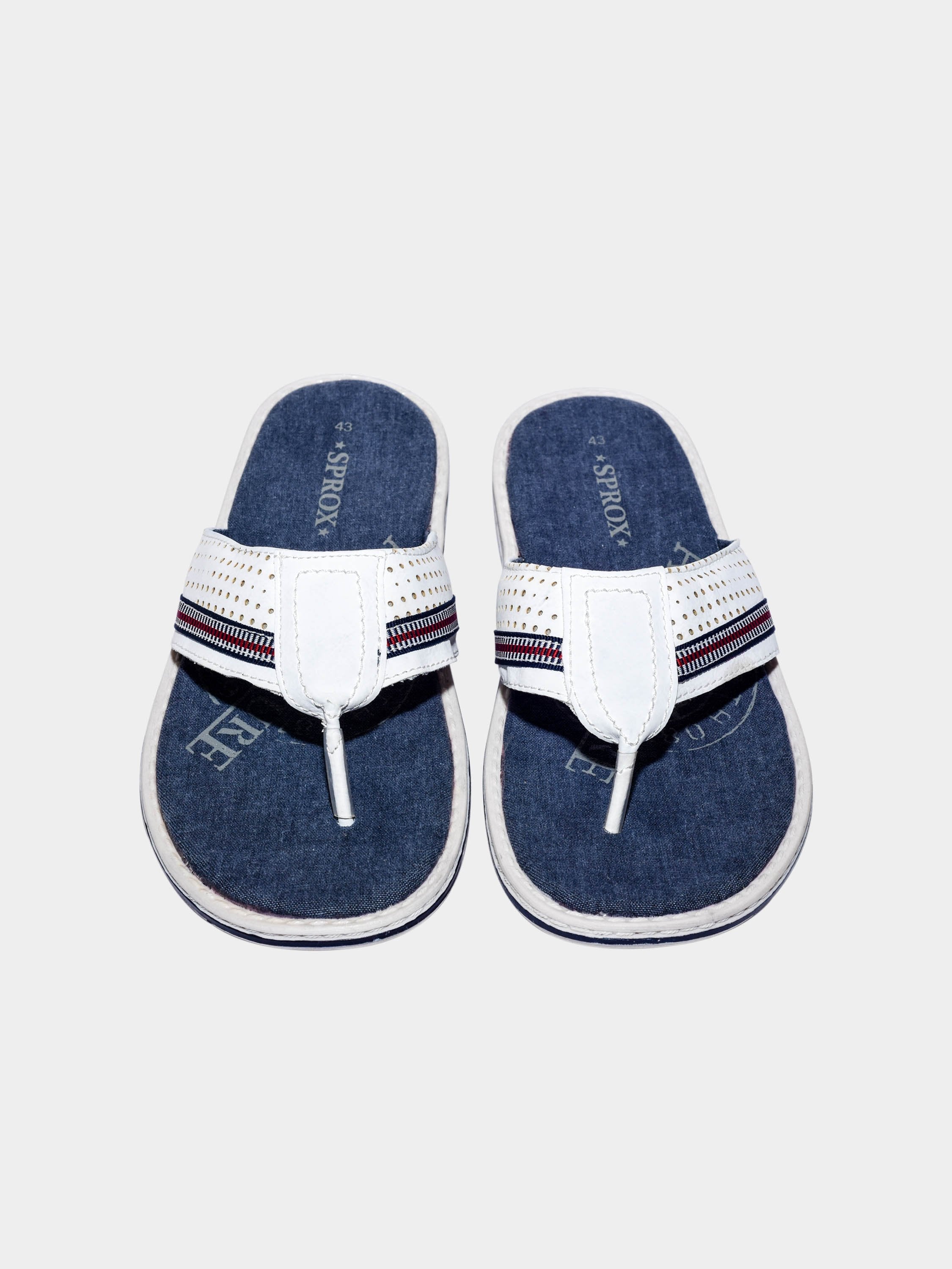 Sprox Men Flat Sandals #color_White
