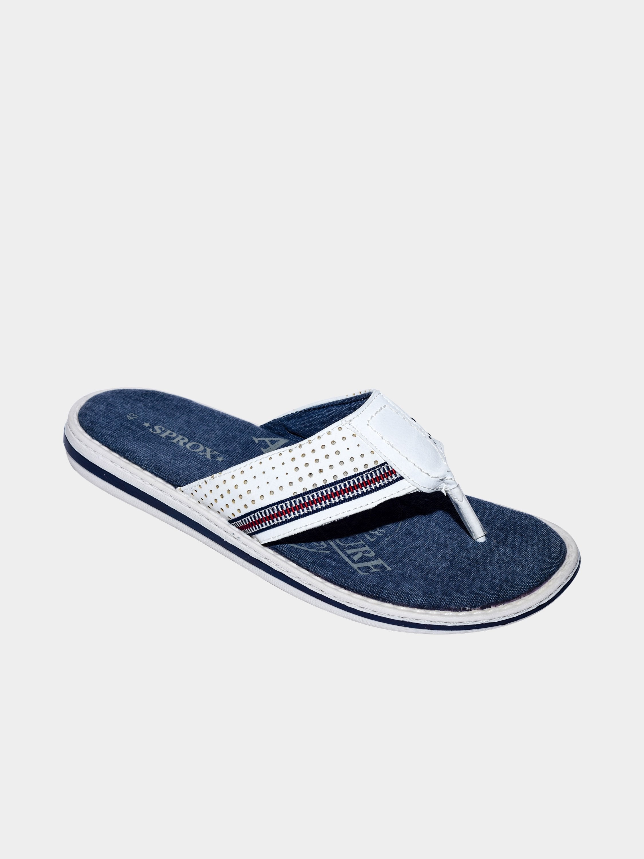 Sprox Men Flat Sandals #color_White