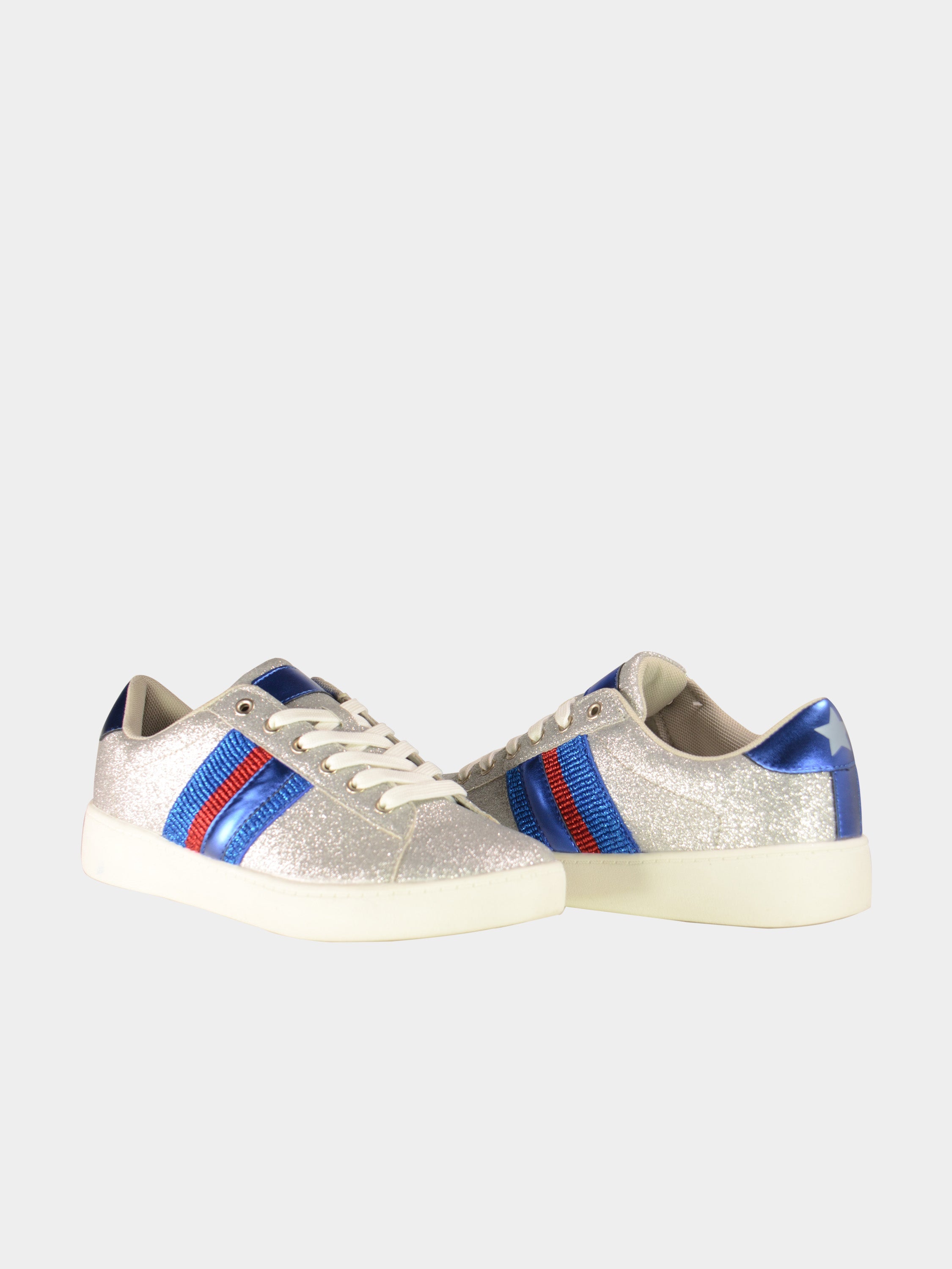 Sprox Women Lace Up Shoes #color_Silver