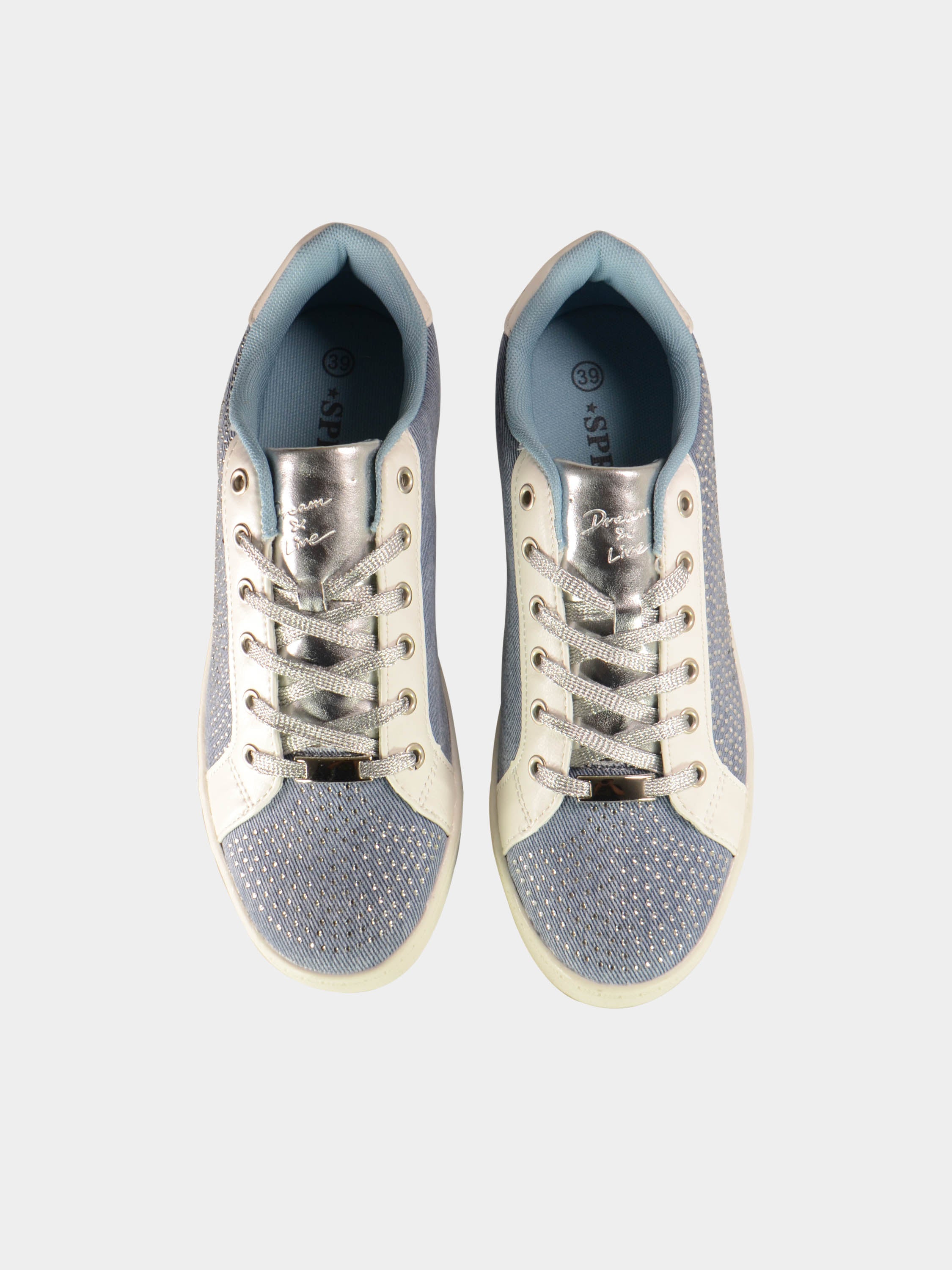 Sprox Women Lace Up Shoes #color_Blue