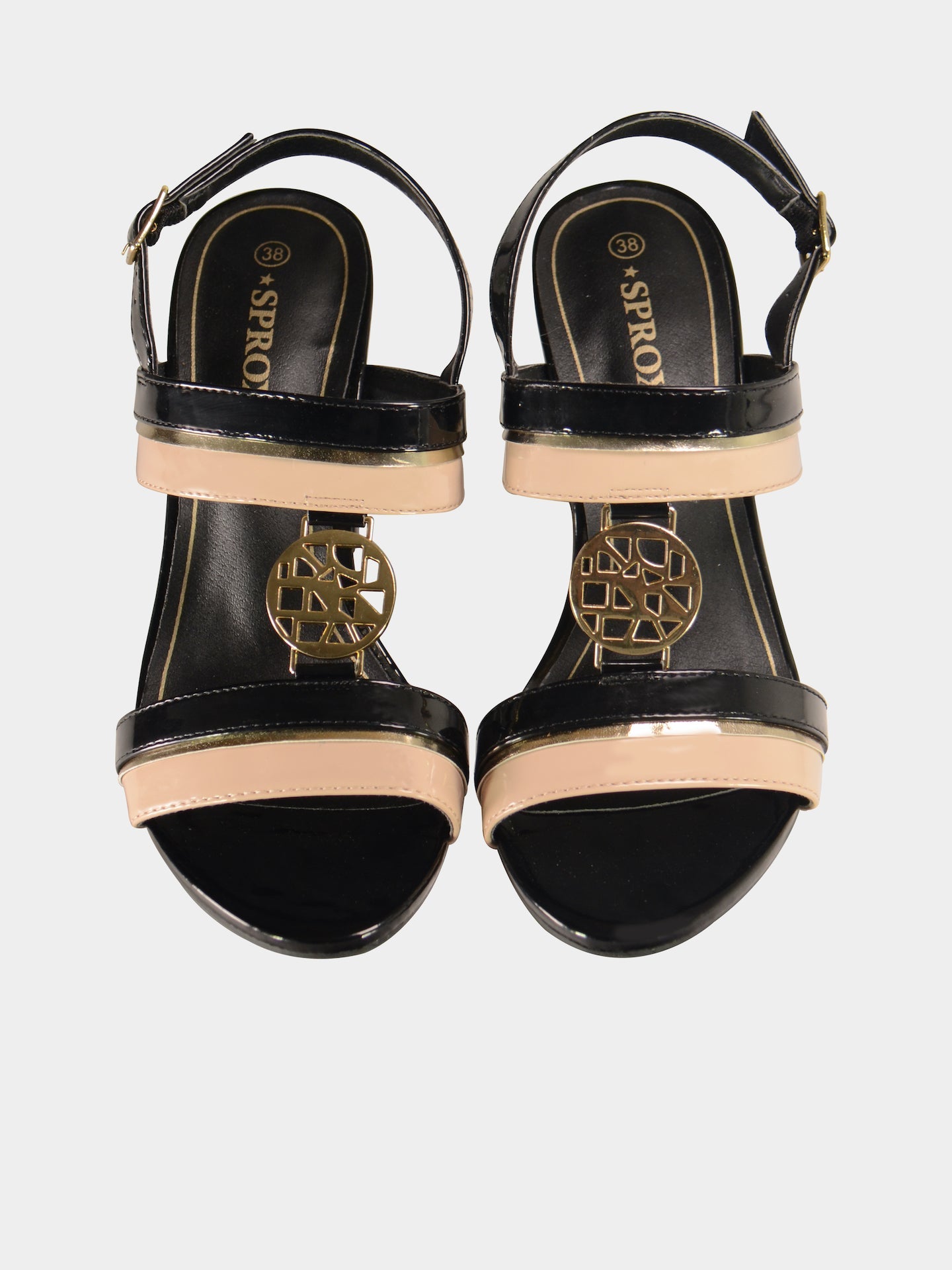 Sprox Women Back Strap Sandals #color_Black