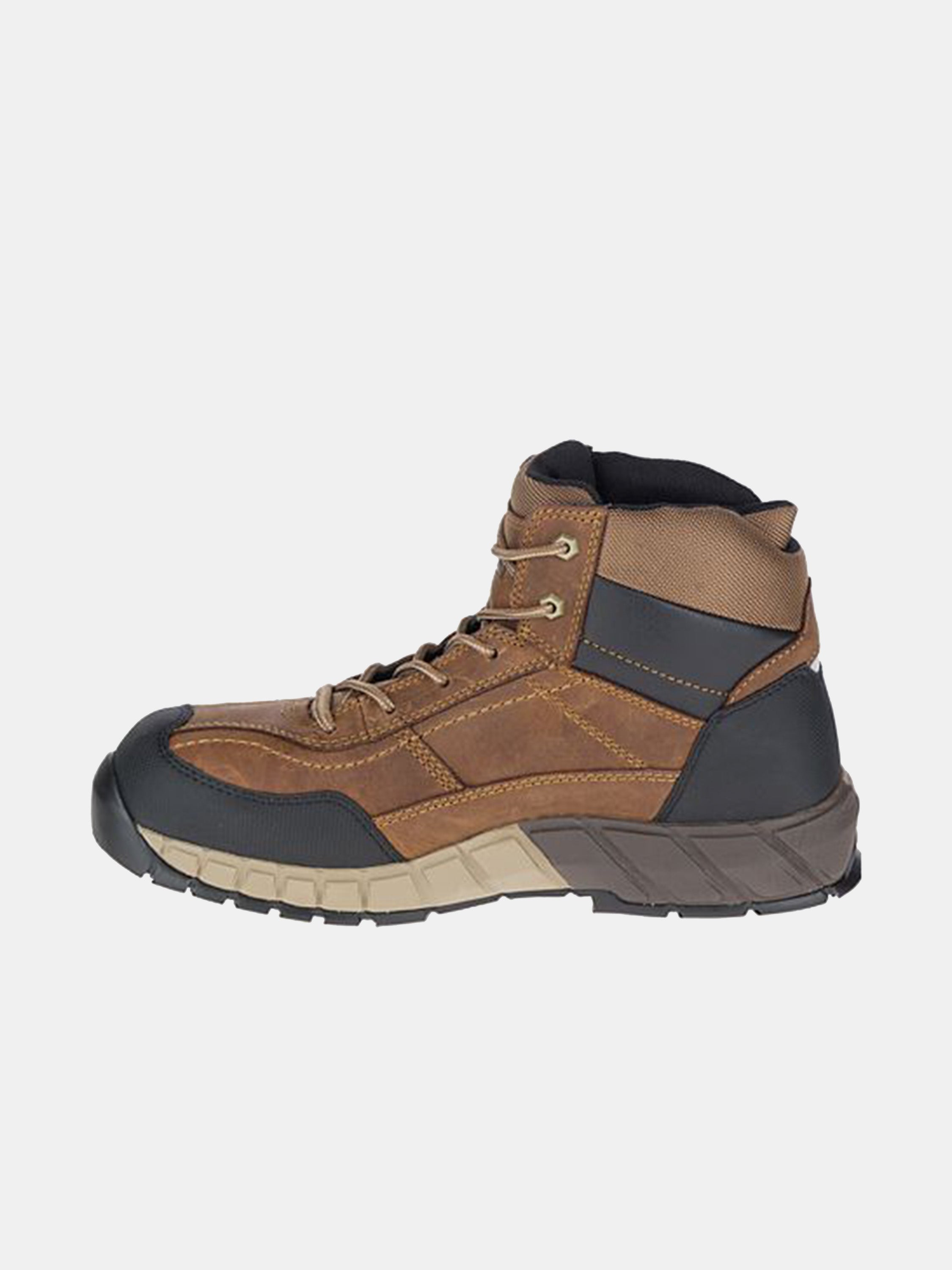 Caterpillar Men's Streamline Mid Leather Composite-Toe Work Boot #color_Beige