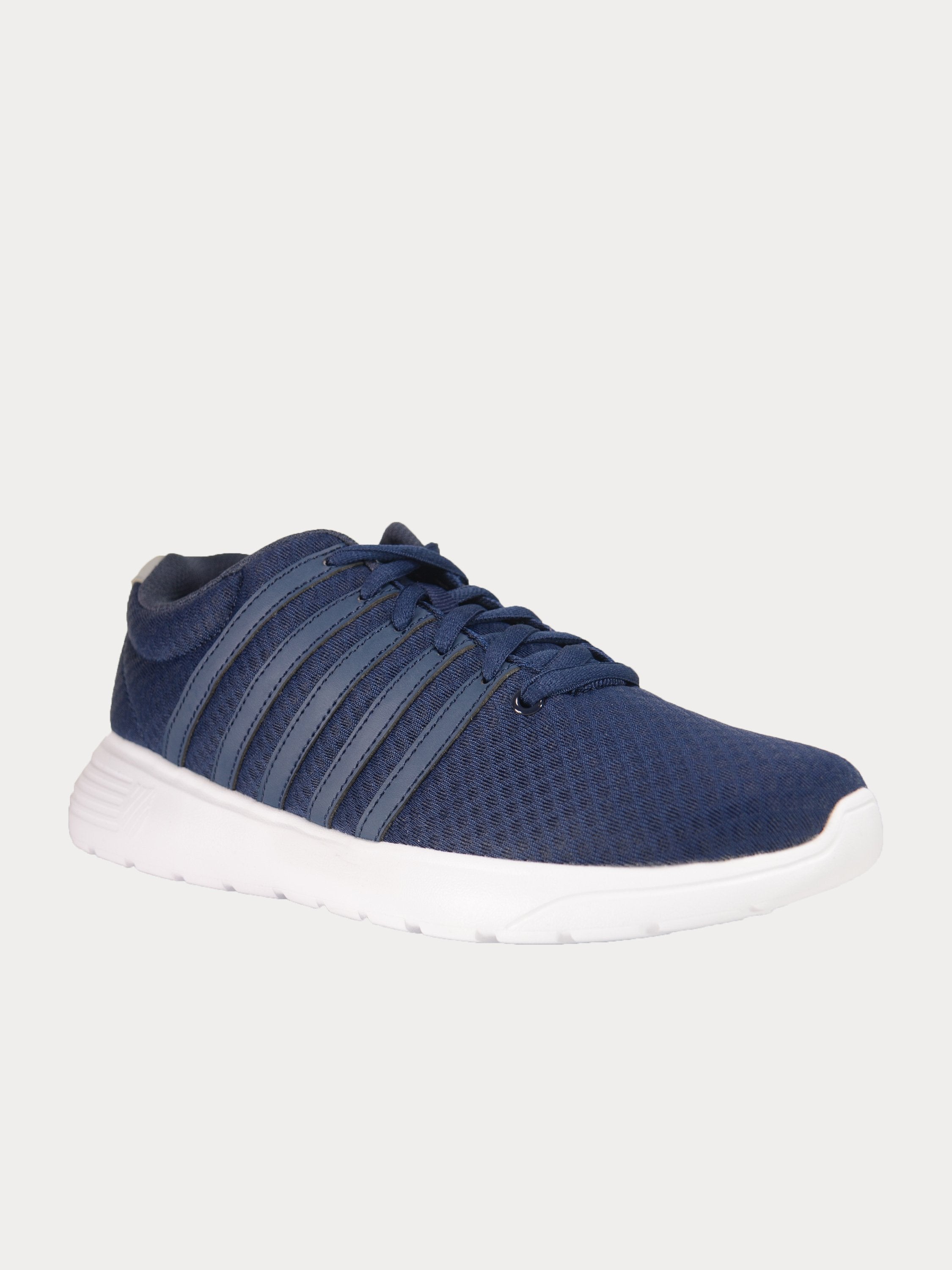 K-Swiss Men's Empel T Lace Up Leather Sneakers #color_Blue