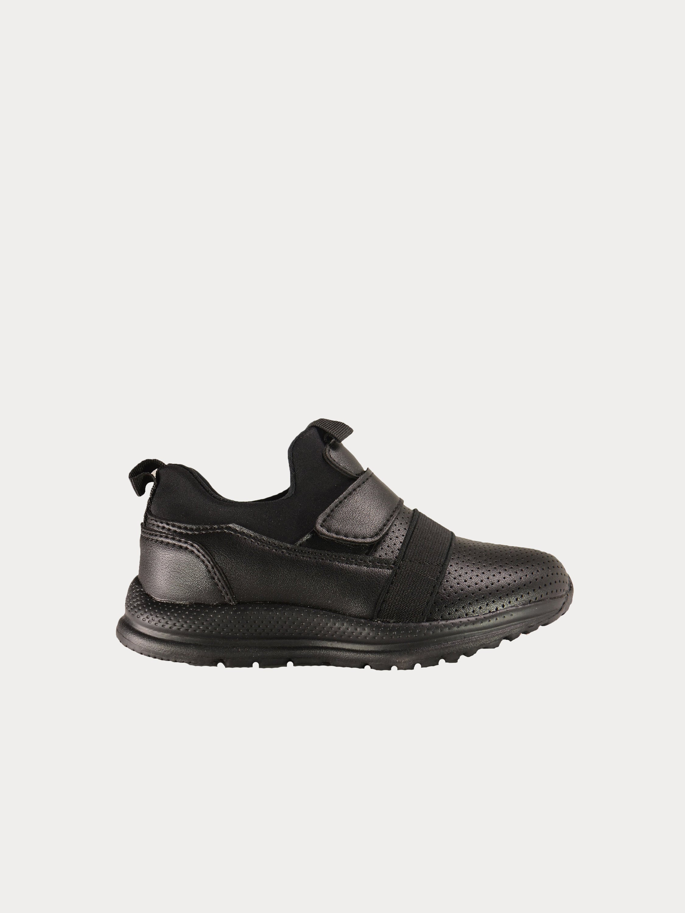 Tracker Boys School Shoes #color_Black