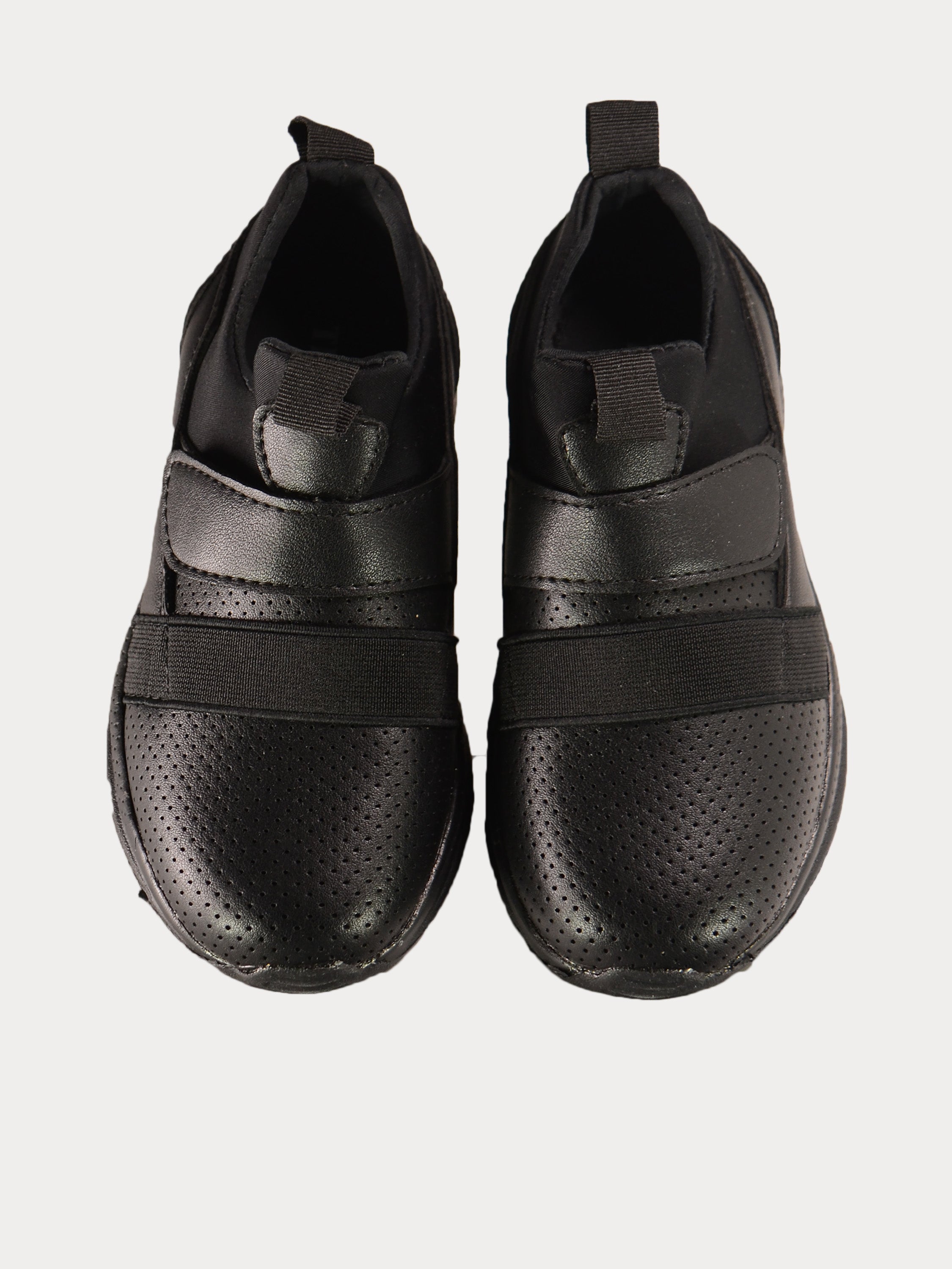 Tracker Boys School Shoes #color_Black