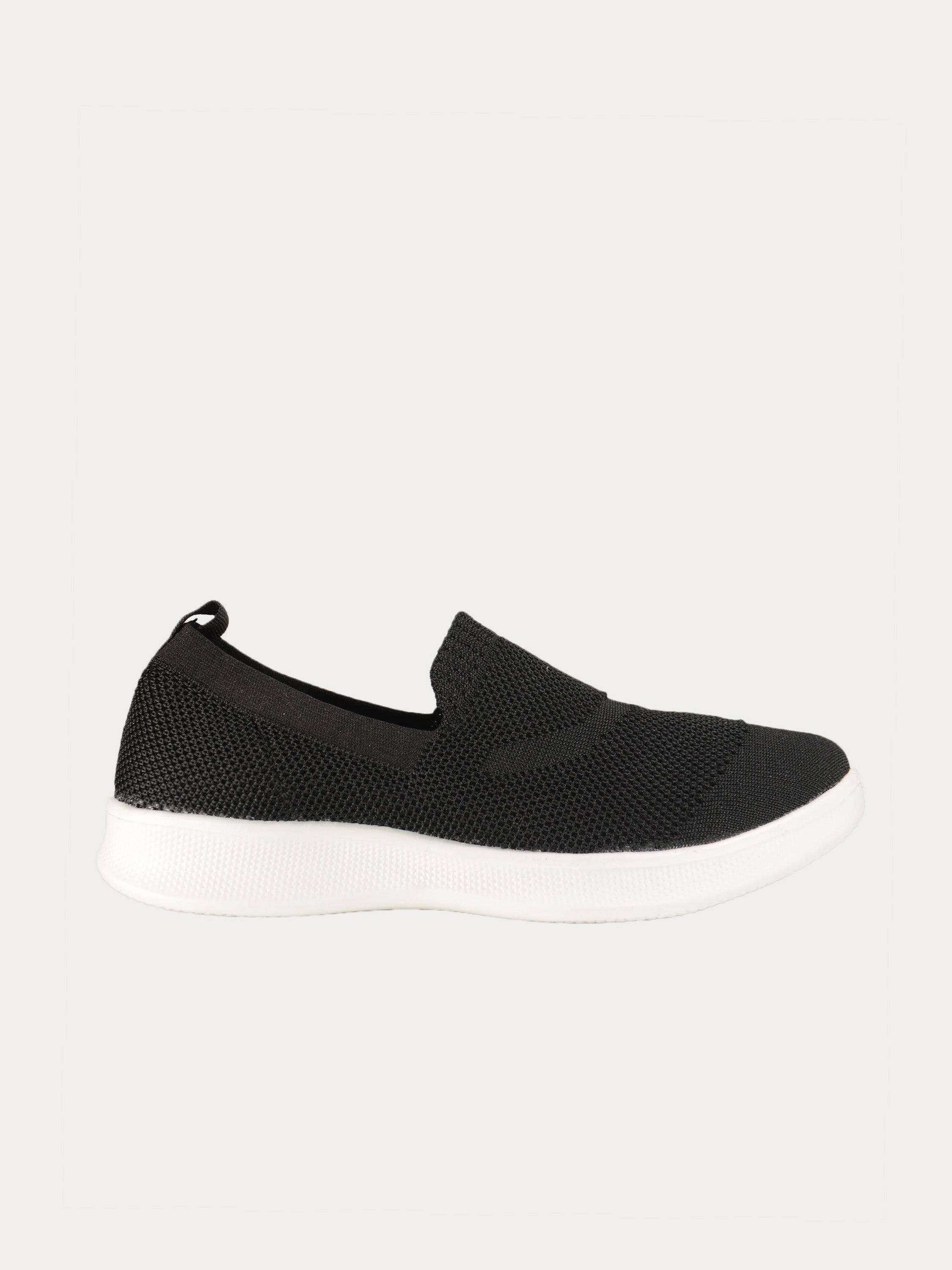 Tracker Women Slip On Trainers #color_Black
