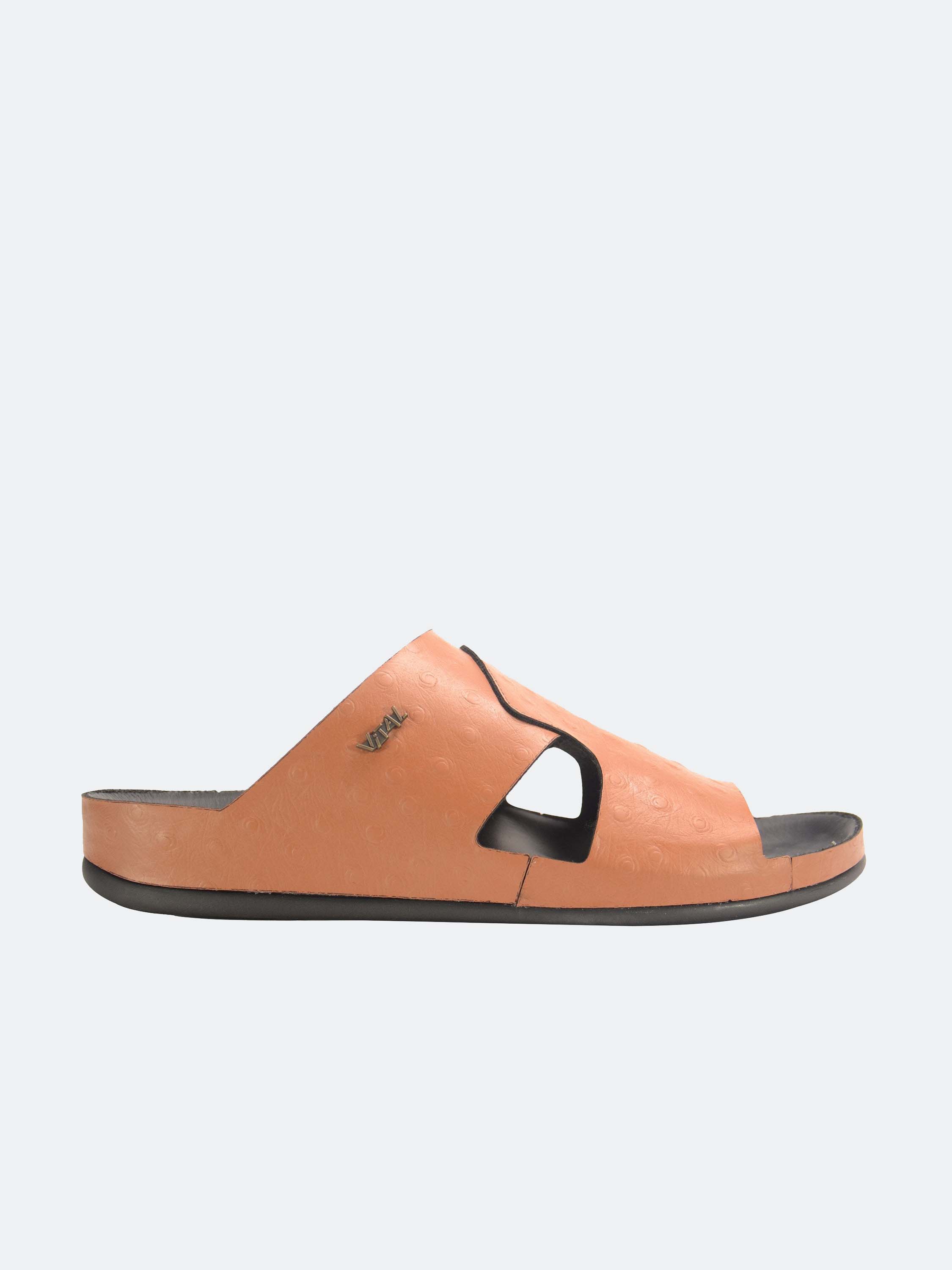 Vital Men's Slider Sandals #color_Brown