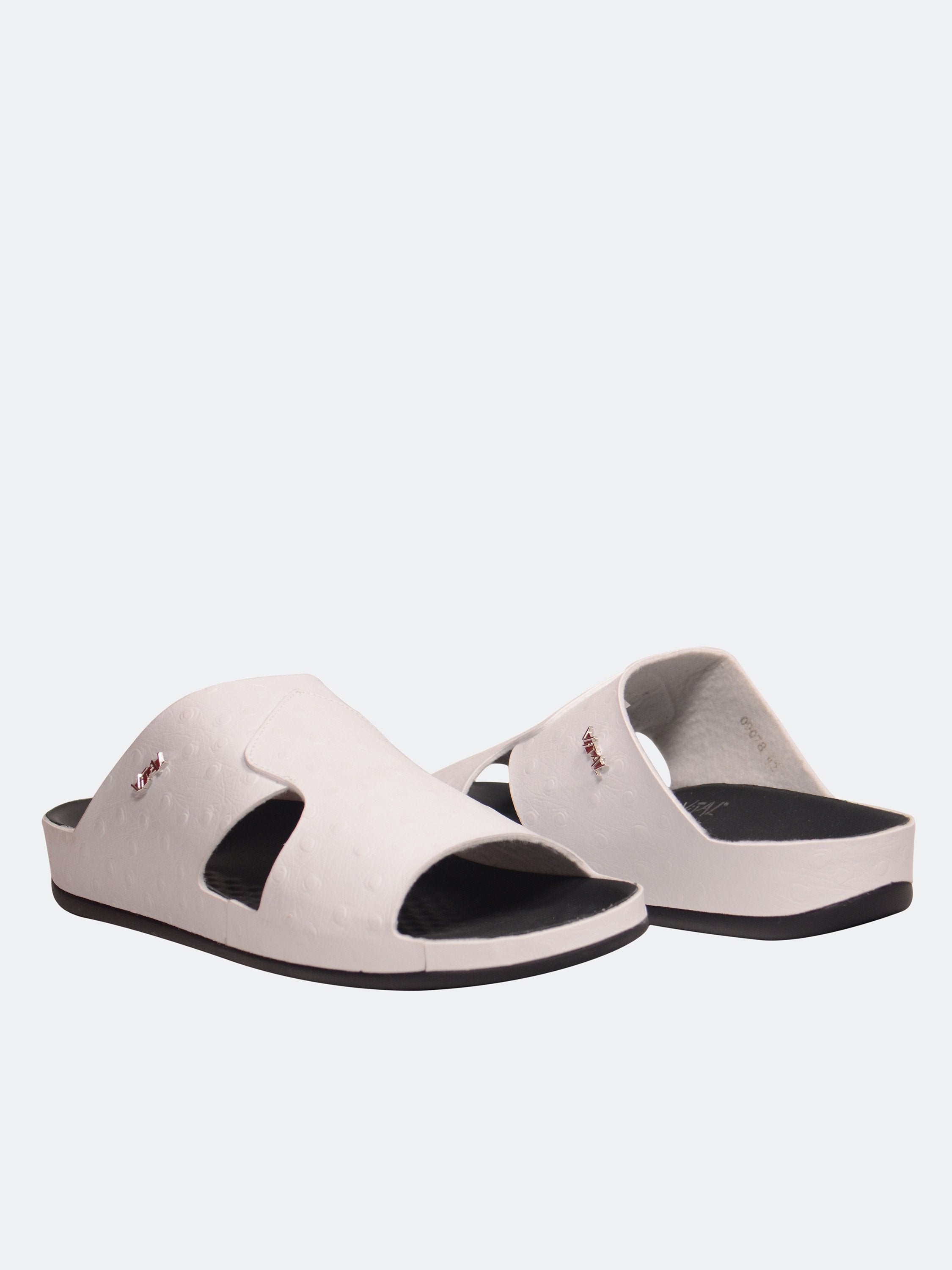 Vital Men's Slider Sandals #color_White
