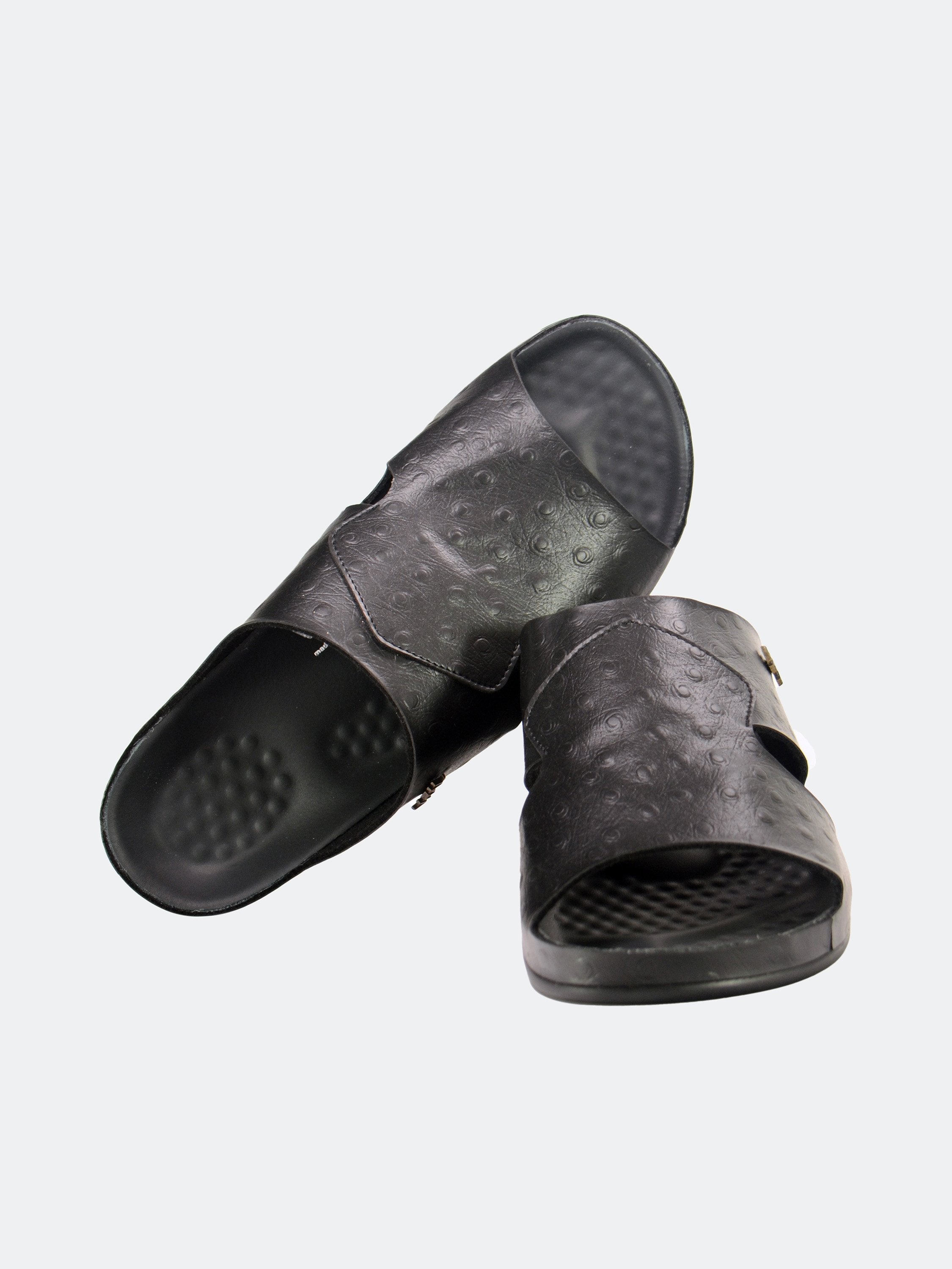 Vital Men's Slider Sandals #color_Black