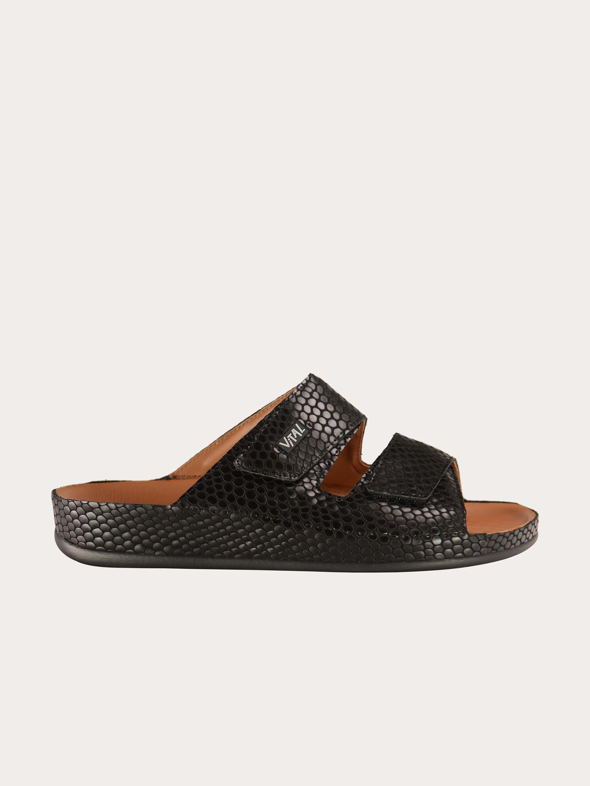 Vital Nailshead Detailed Sandals #color_Black