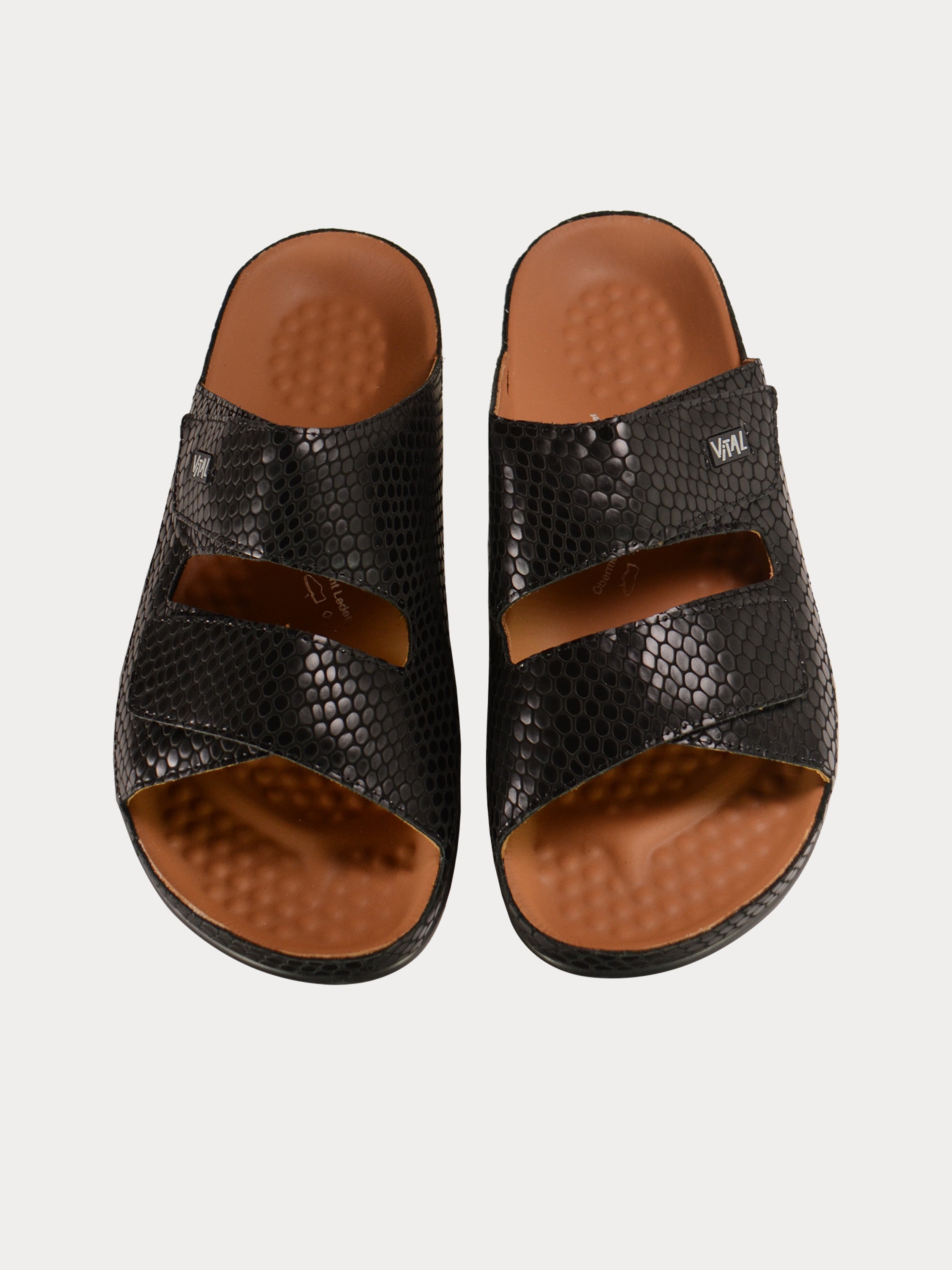 Vital Nailshead Detailed Sandals #color_Black