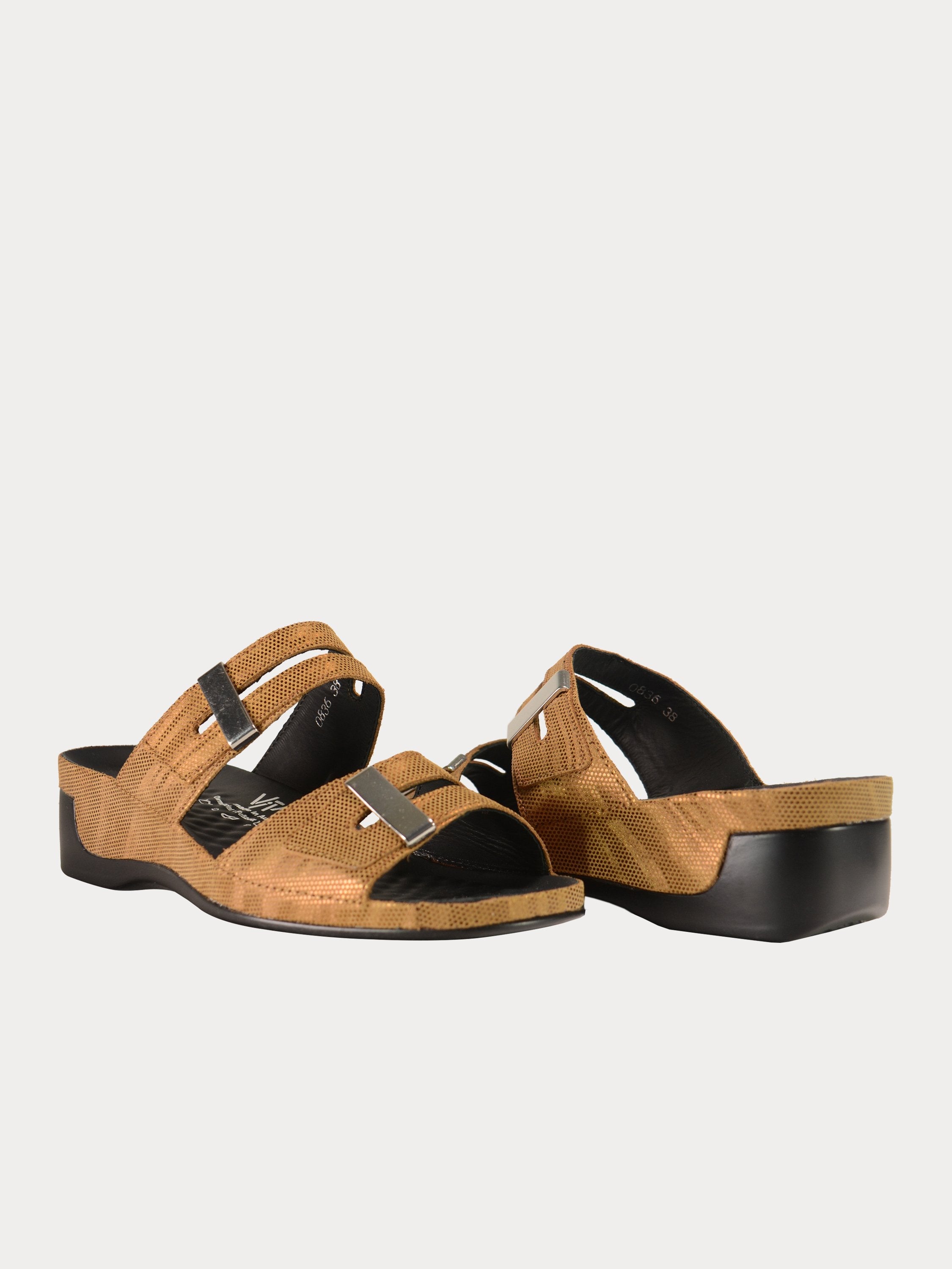 Vital Platform Sandals #color_Brown