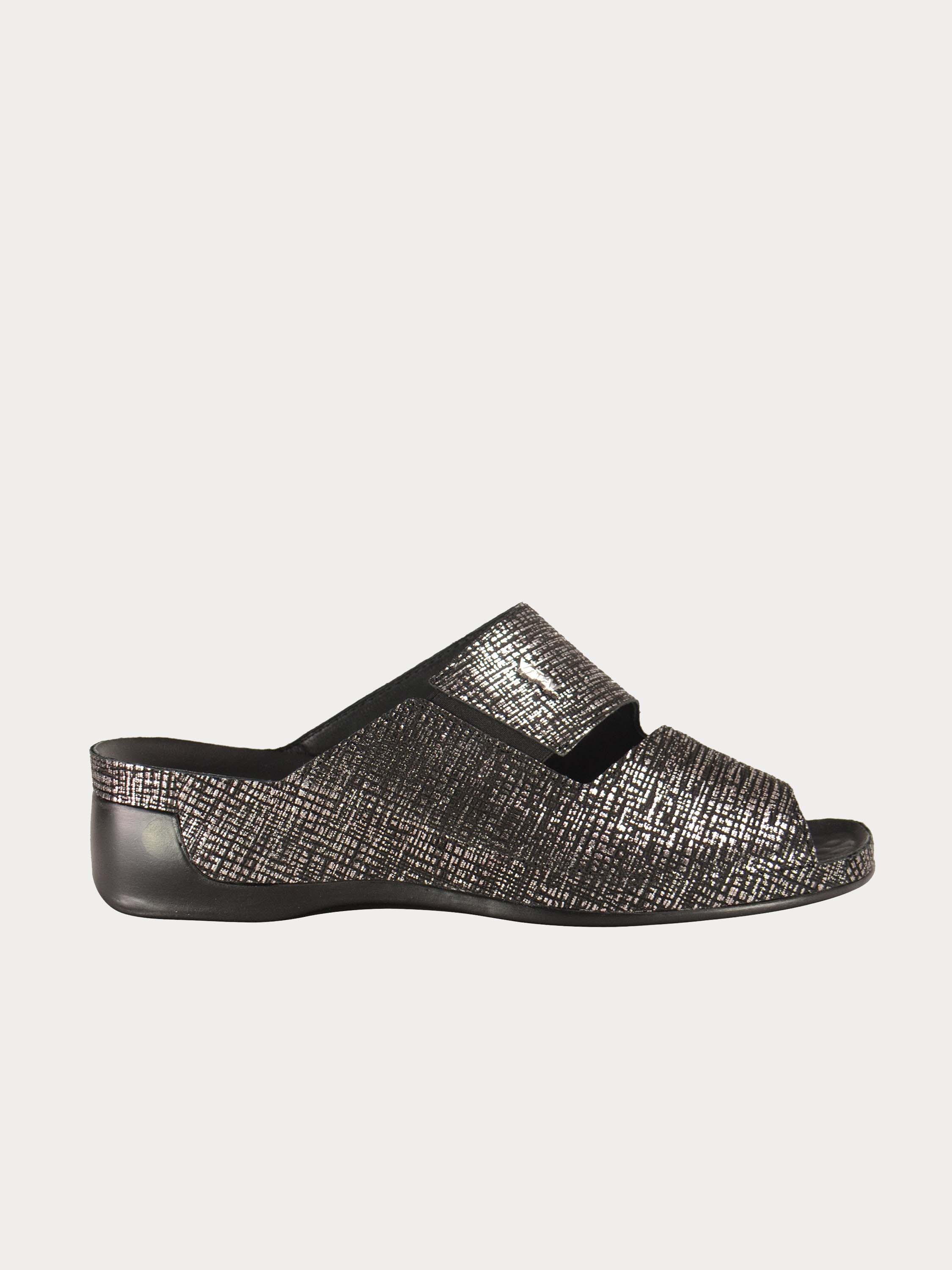 Vital Women's Glitzy Slider Sandals #color_Black