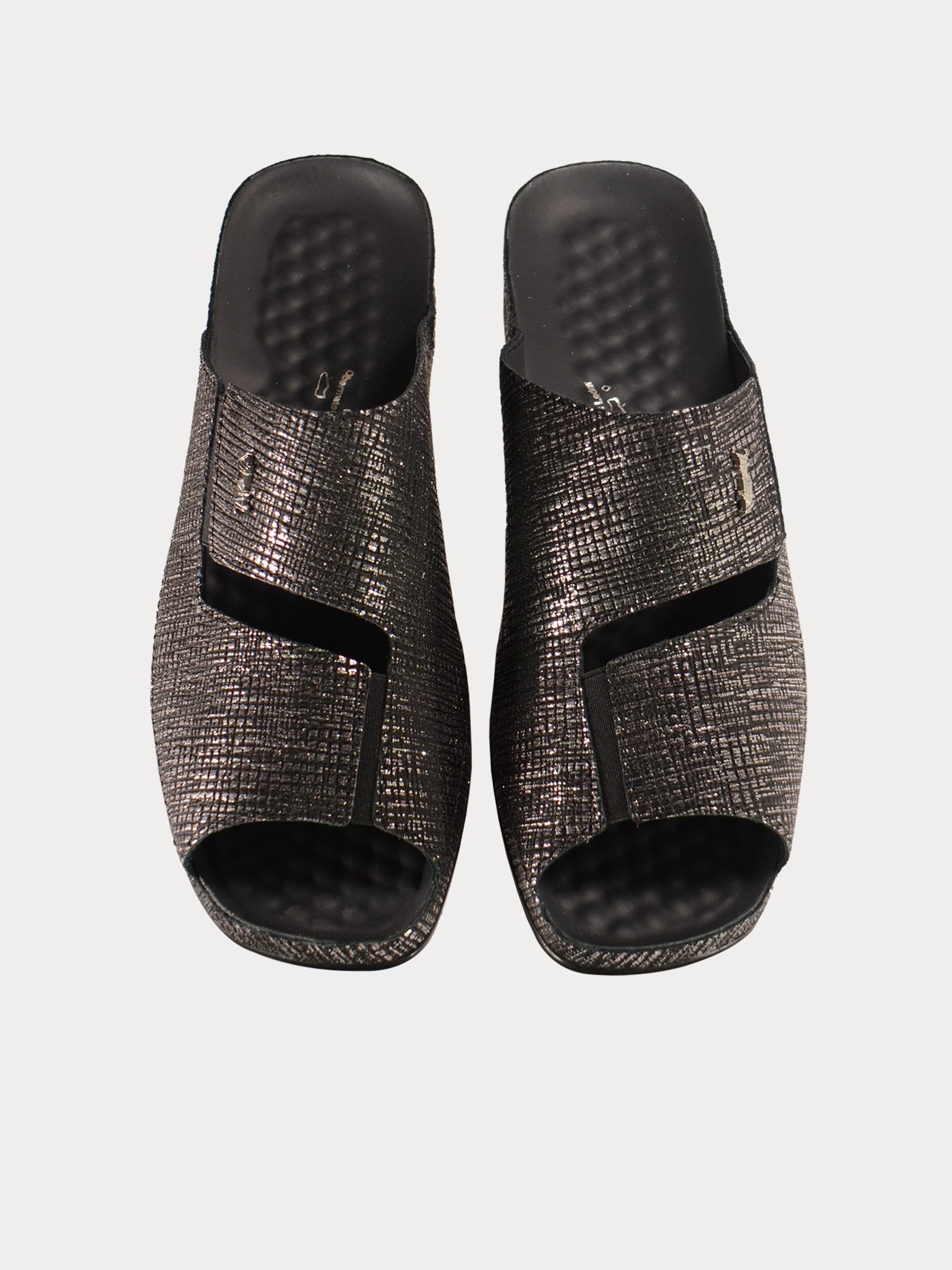 Vital Women's Glitzy Slider Sandals #color_Black