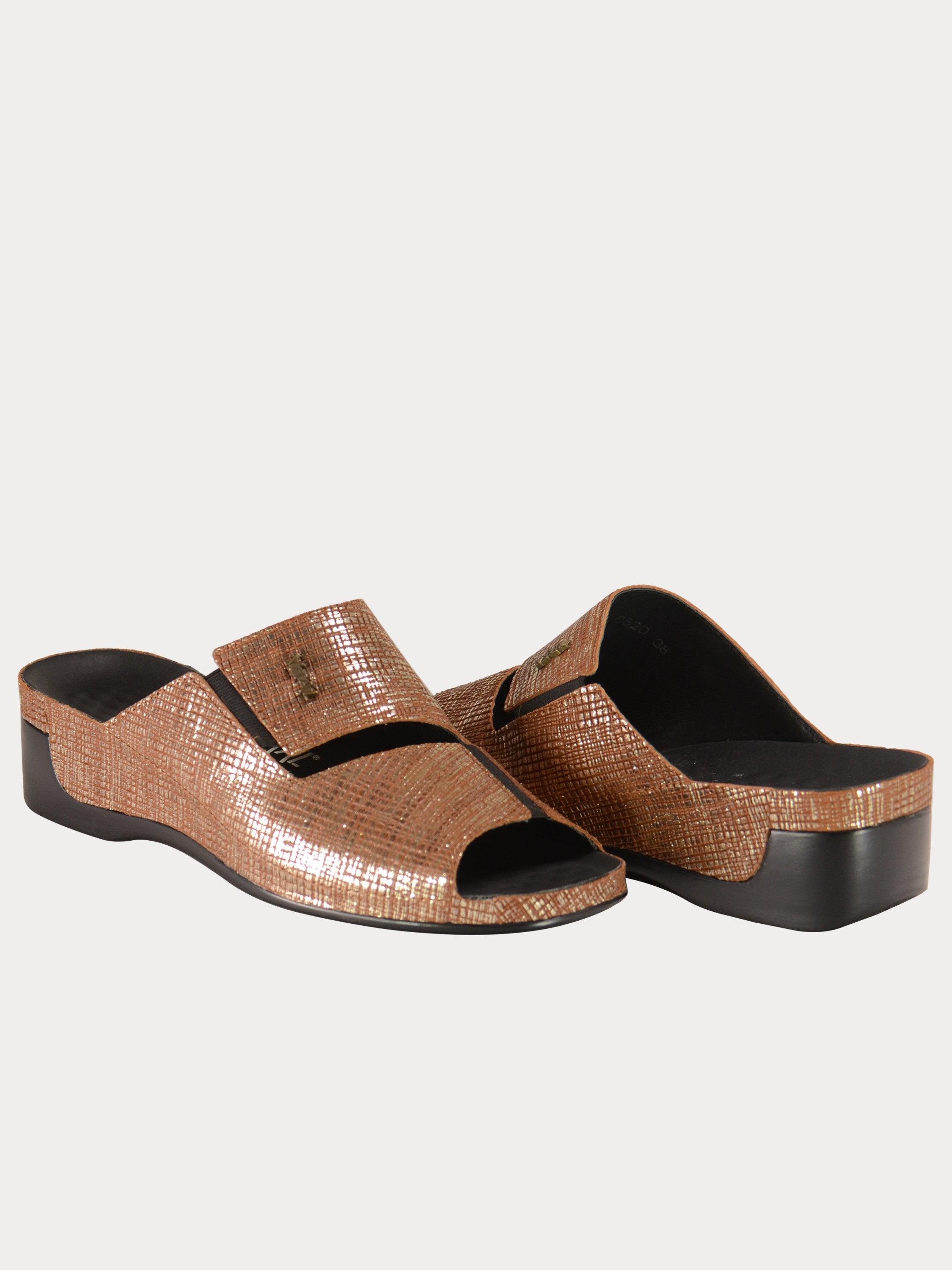Vital Women's Glitzy Slider Sandals #color_Brown
