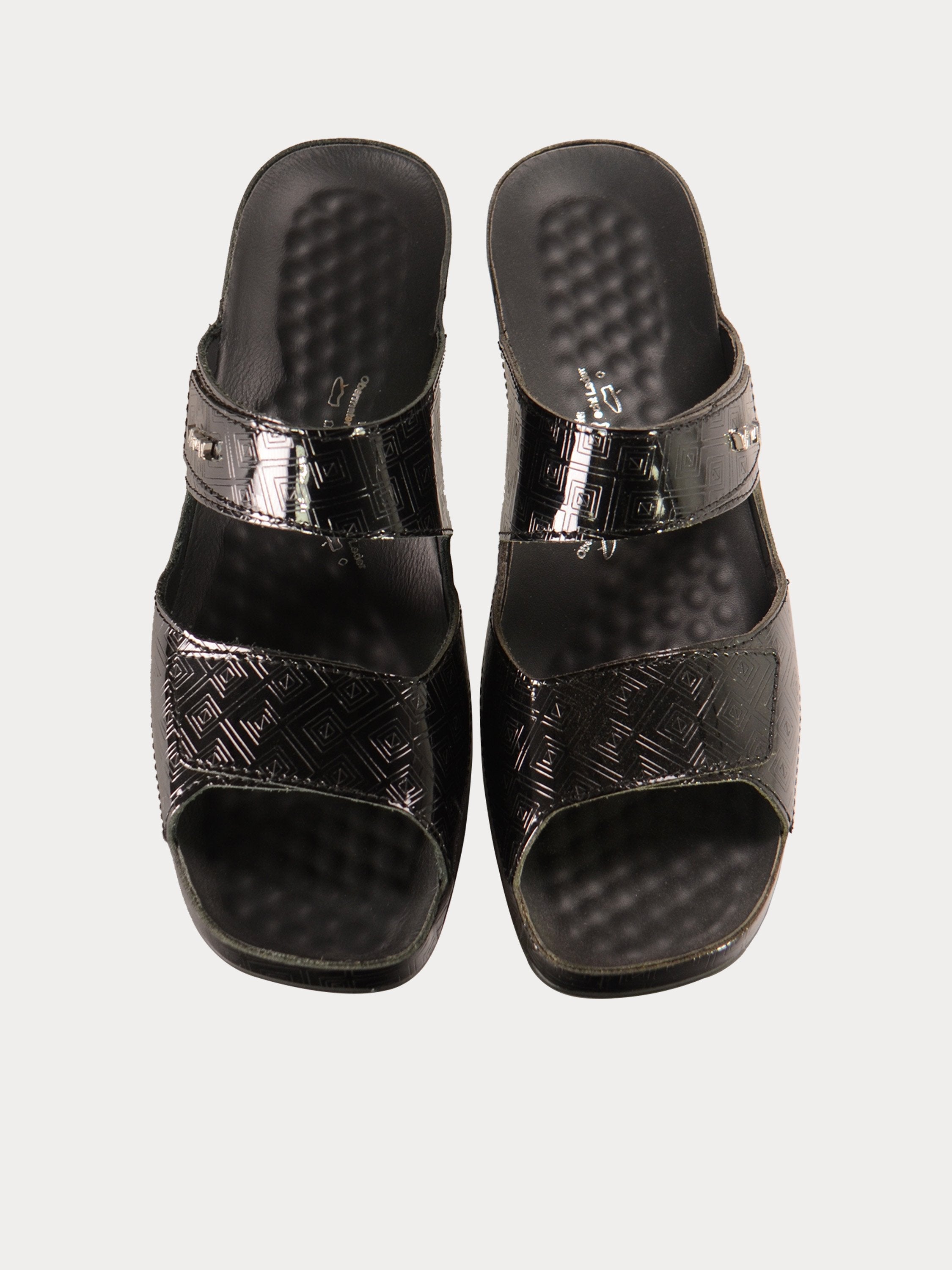 Vital Women's Heeled Sandals #color_Black