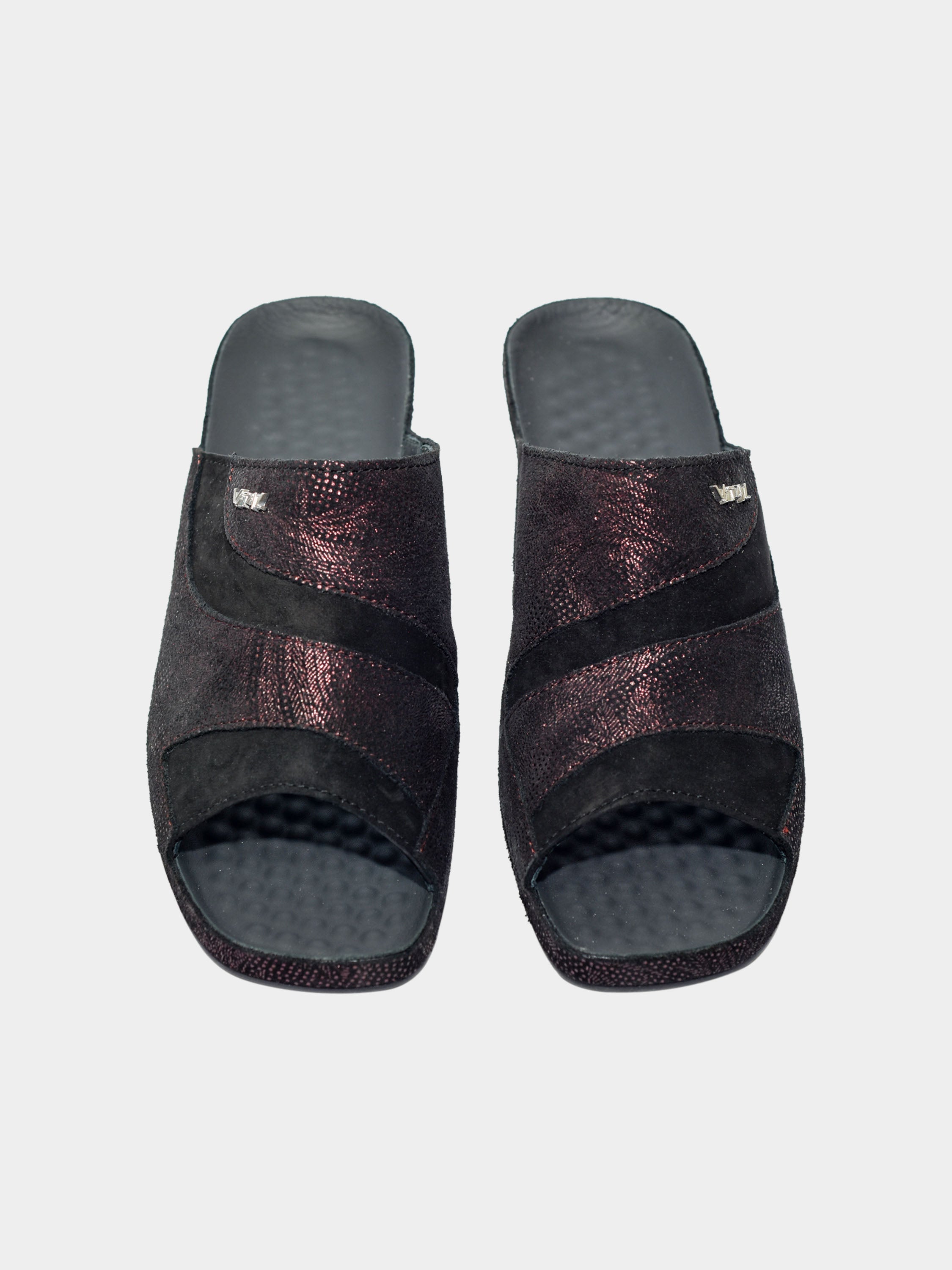 Vital Women's Heels Sandals #color_Black