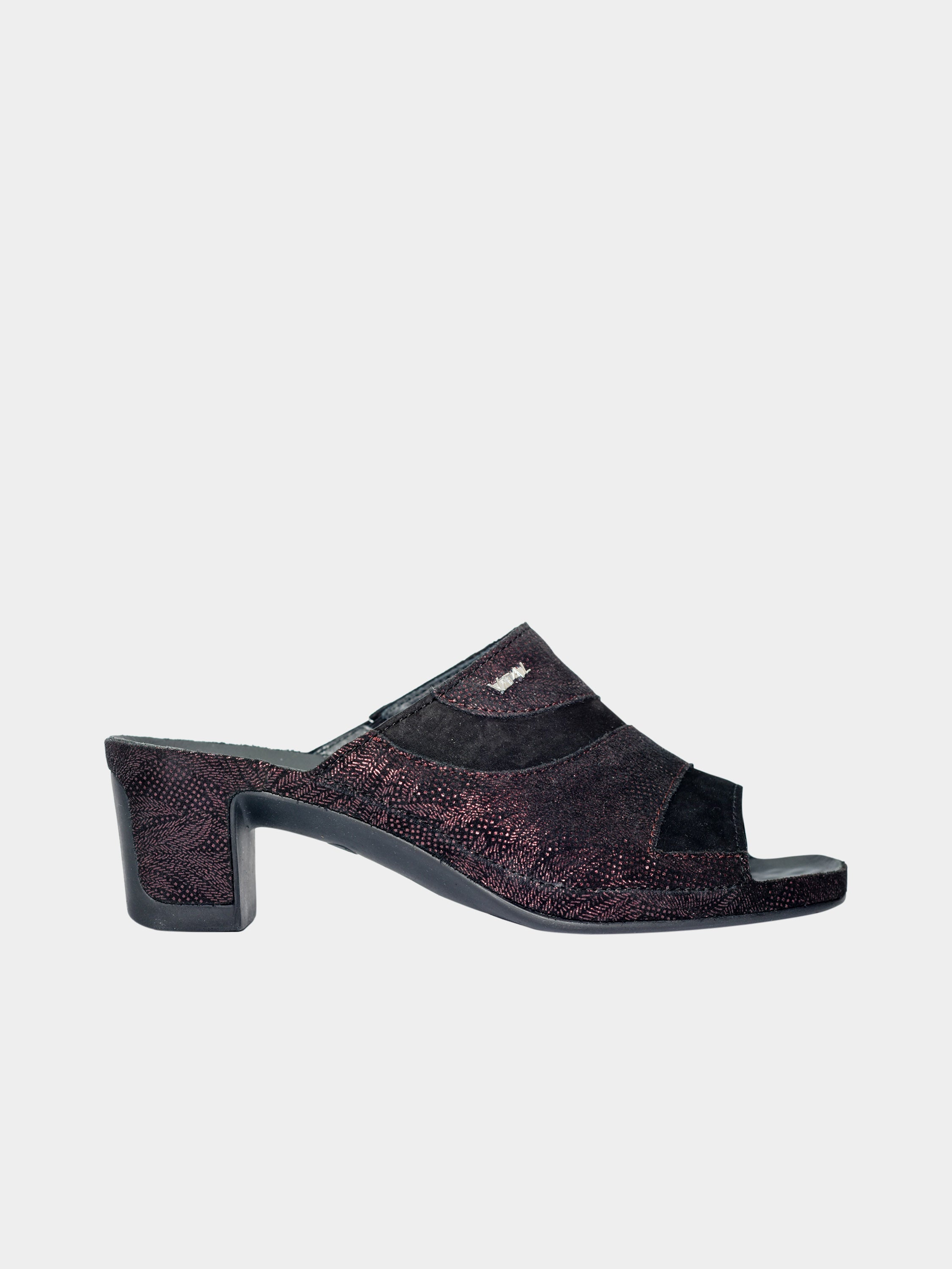 Vital Women's Heels Sandals #color_Black