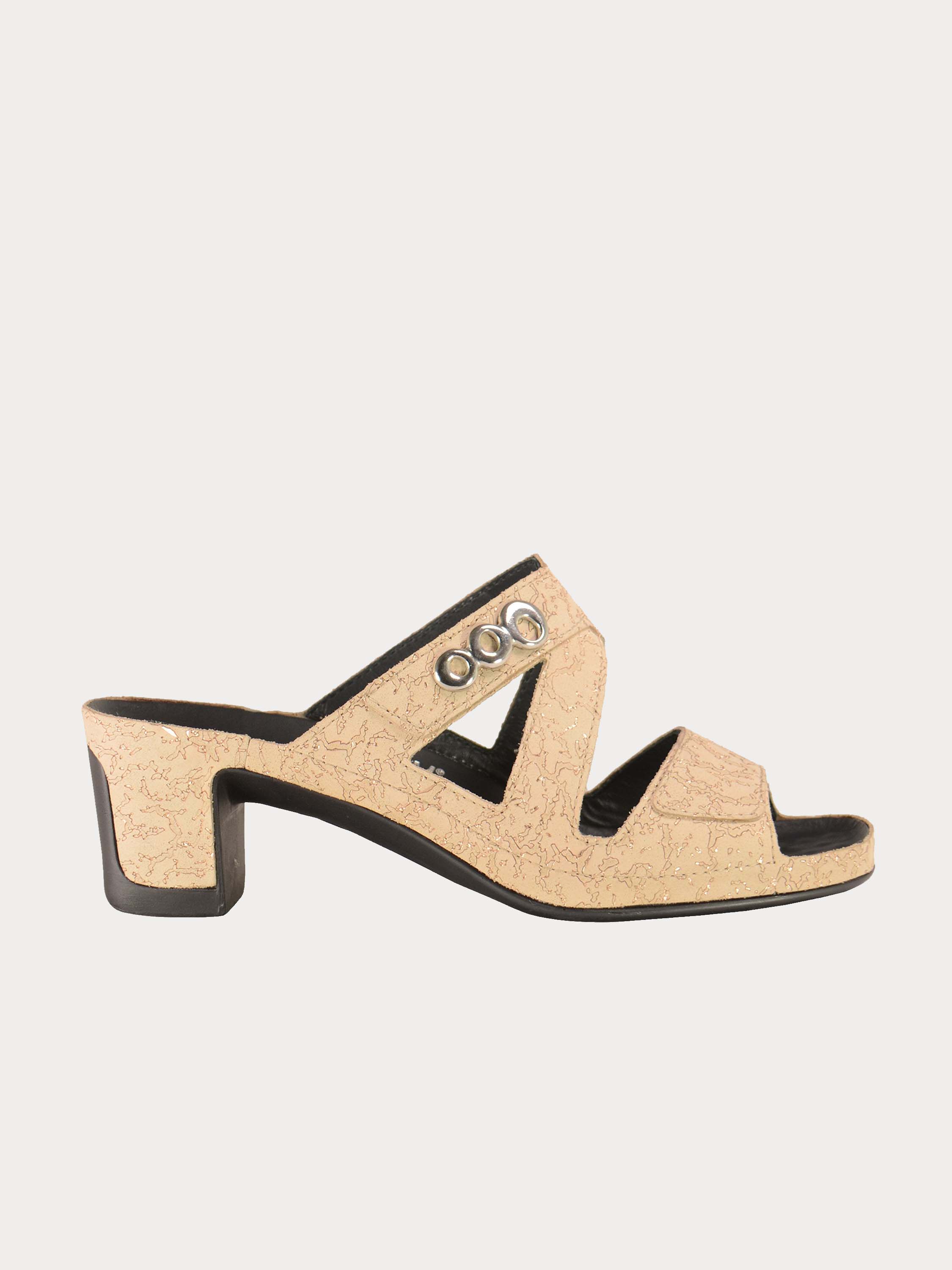 Vital Women's Suede Heeled Sandals #color_Gold