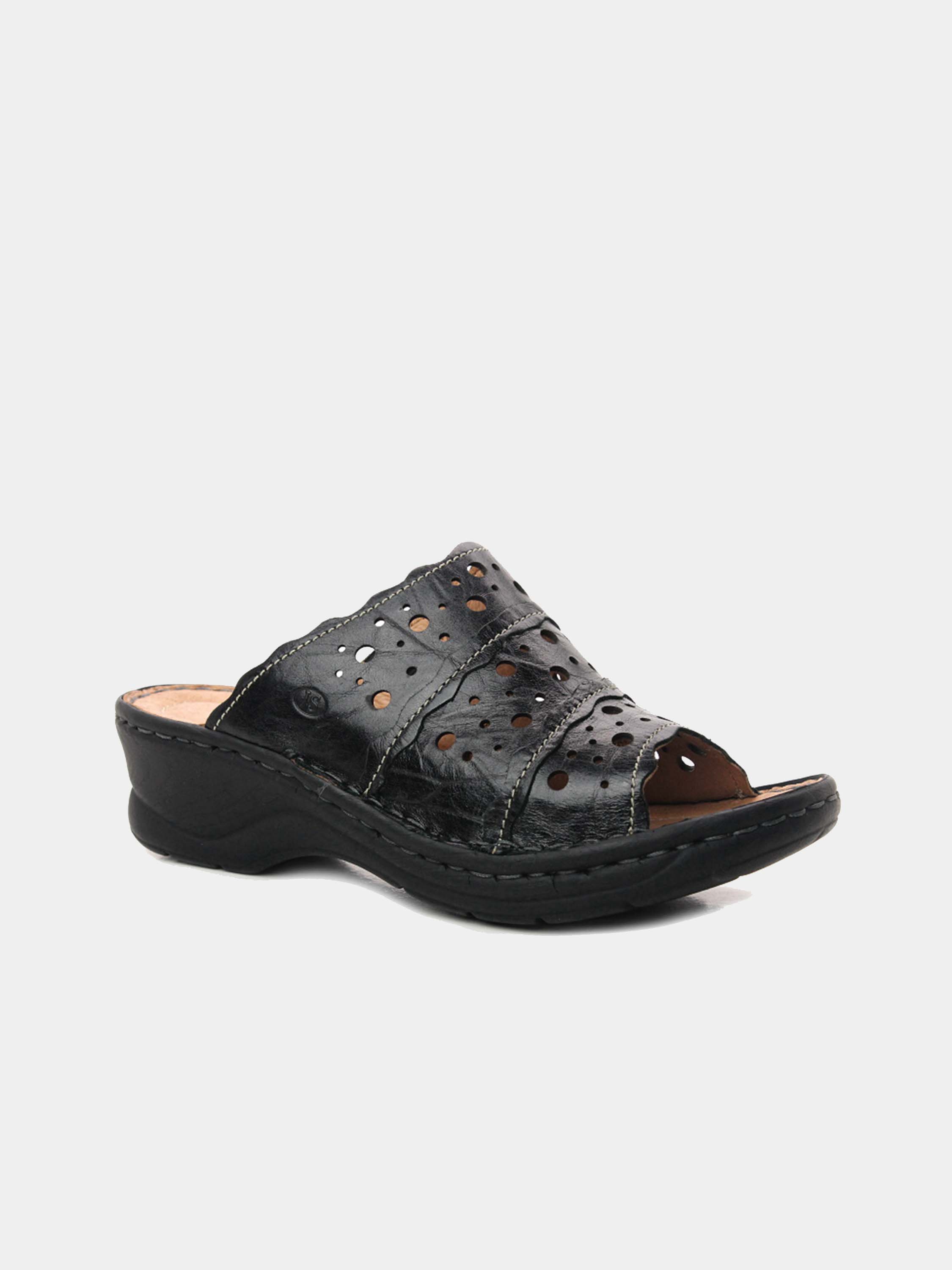 Josef Seibel Women's Catalonia 43 Sandals #color_Black