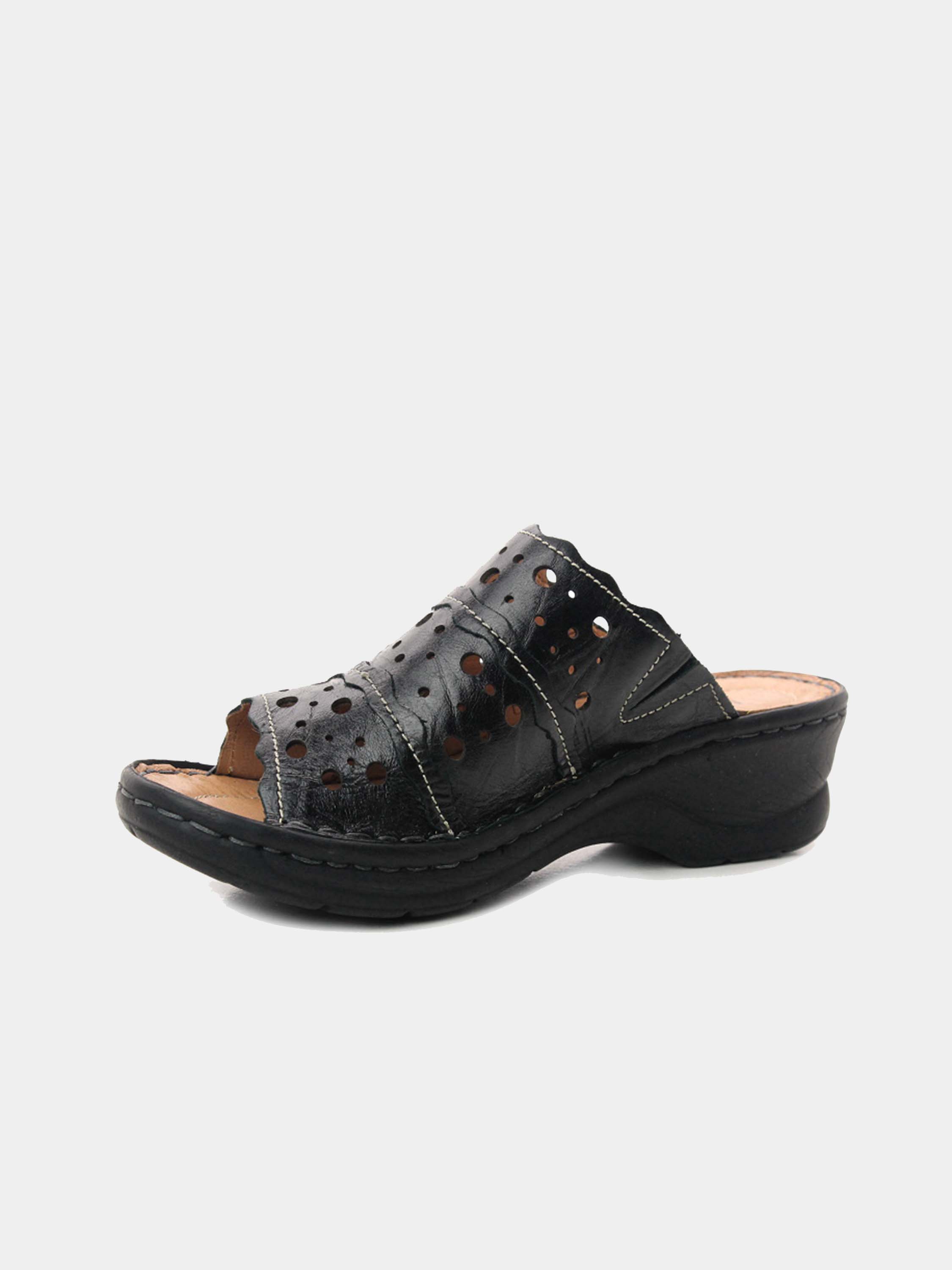 Josef Seibel Women's Catalonia 43 Sandals #color_Black