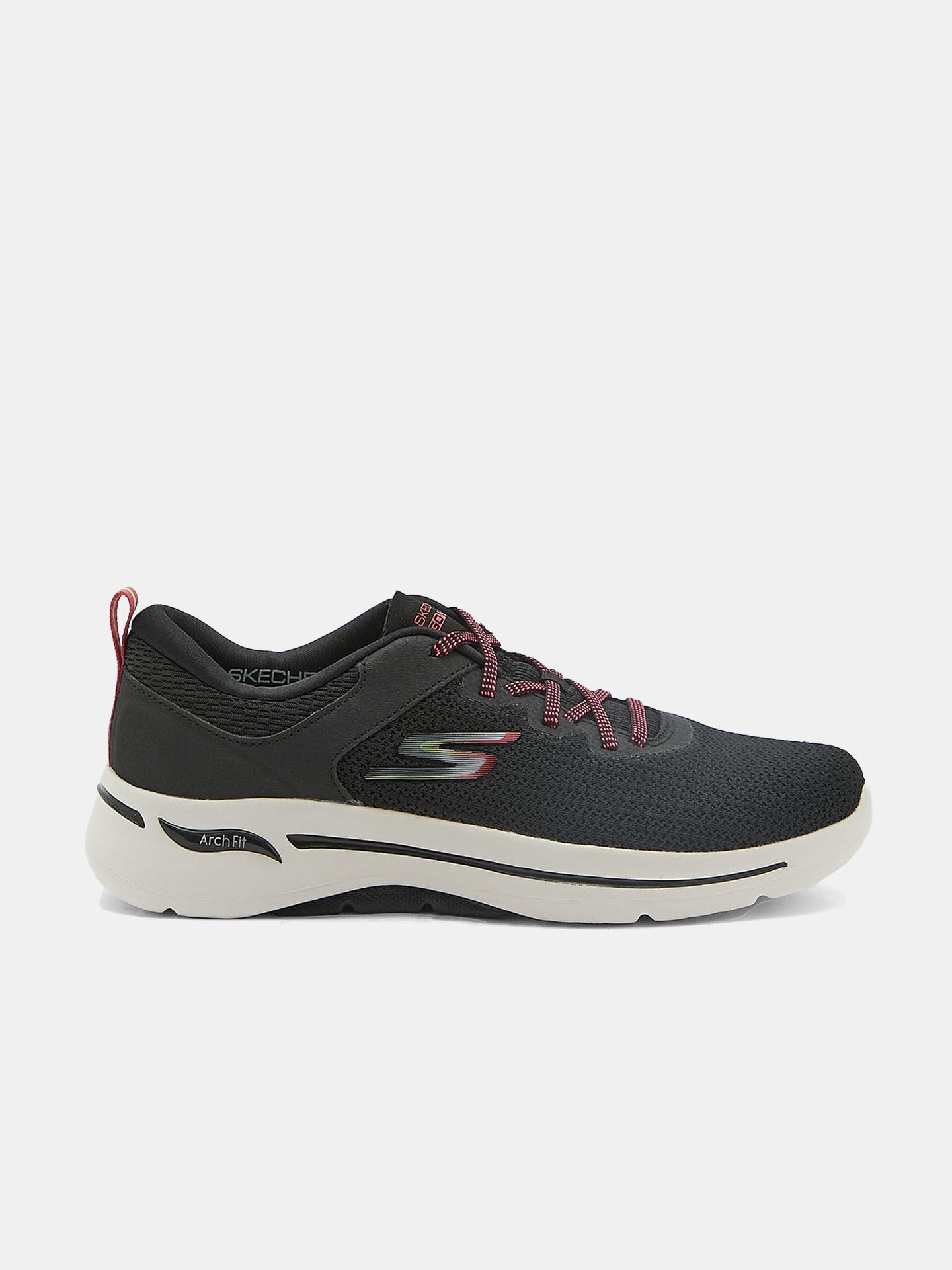 Skechers Women's Go Walk Arch Fit-Vibrant Lock Black 36
