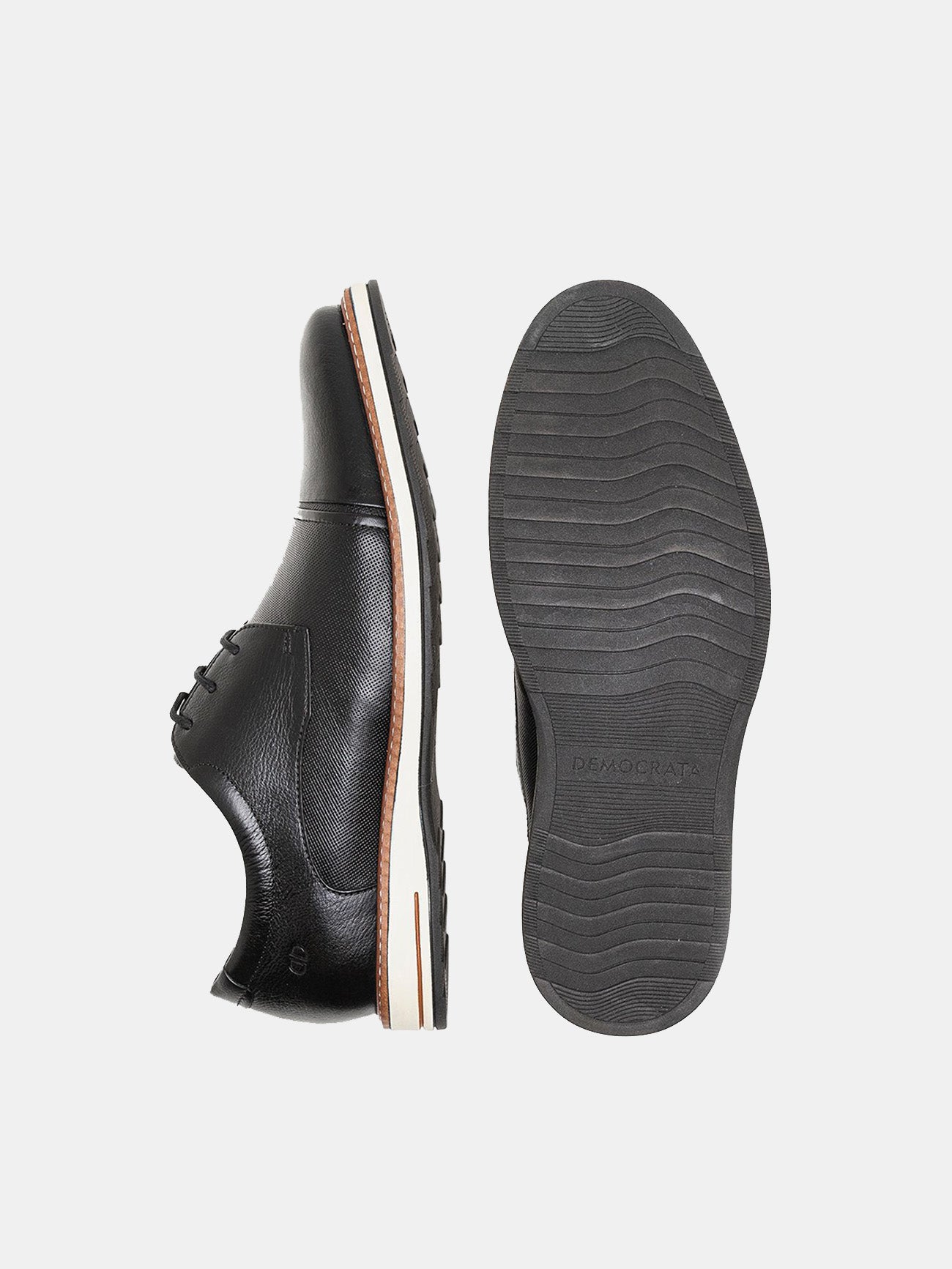 Democrata Men's Metropolitan Oliver Shoes #color_Black
