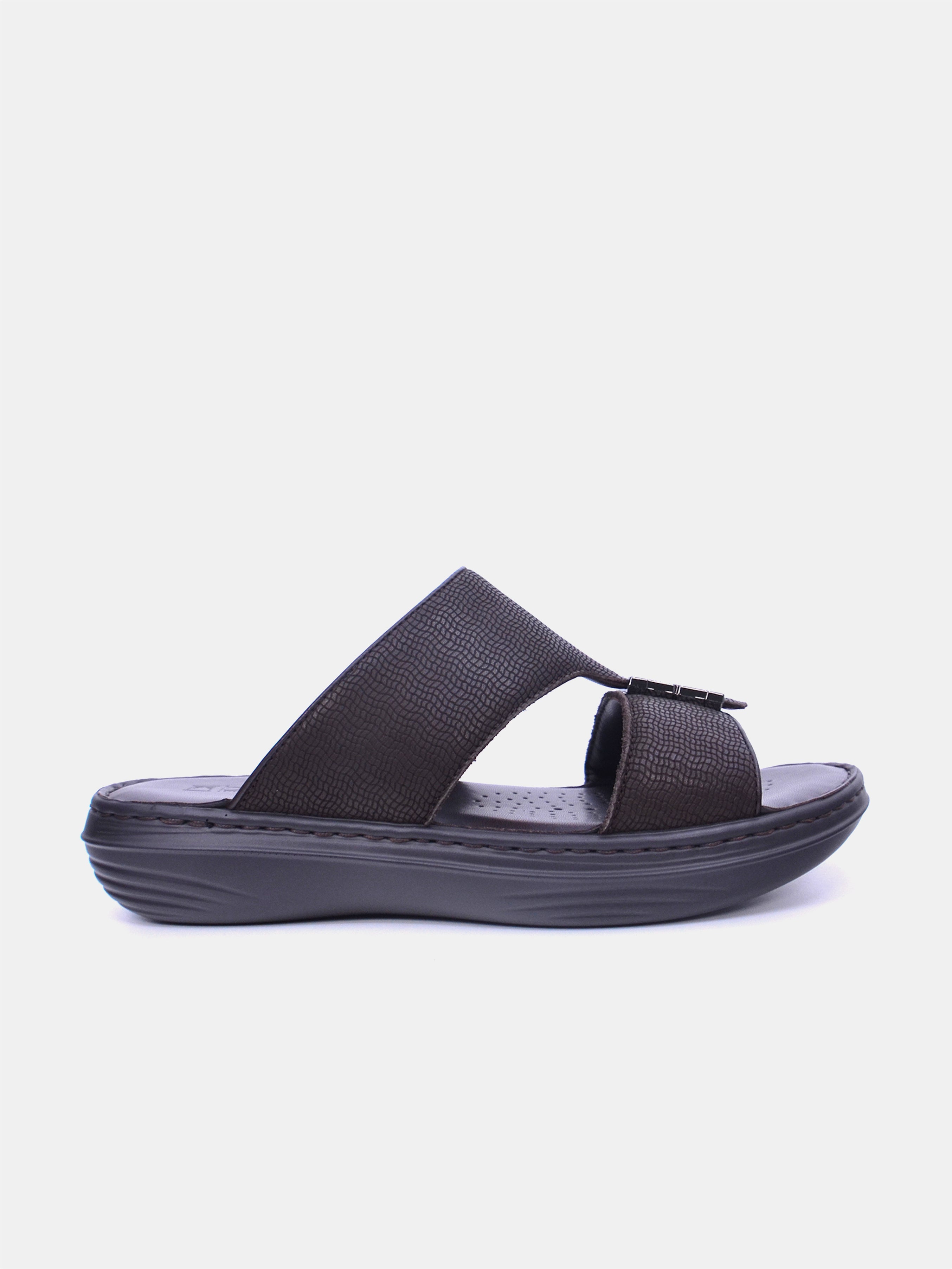 Barjeel Uno 21410-63 Men Arabic Sandals #color_Brown