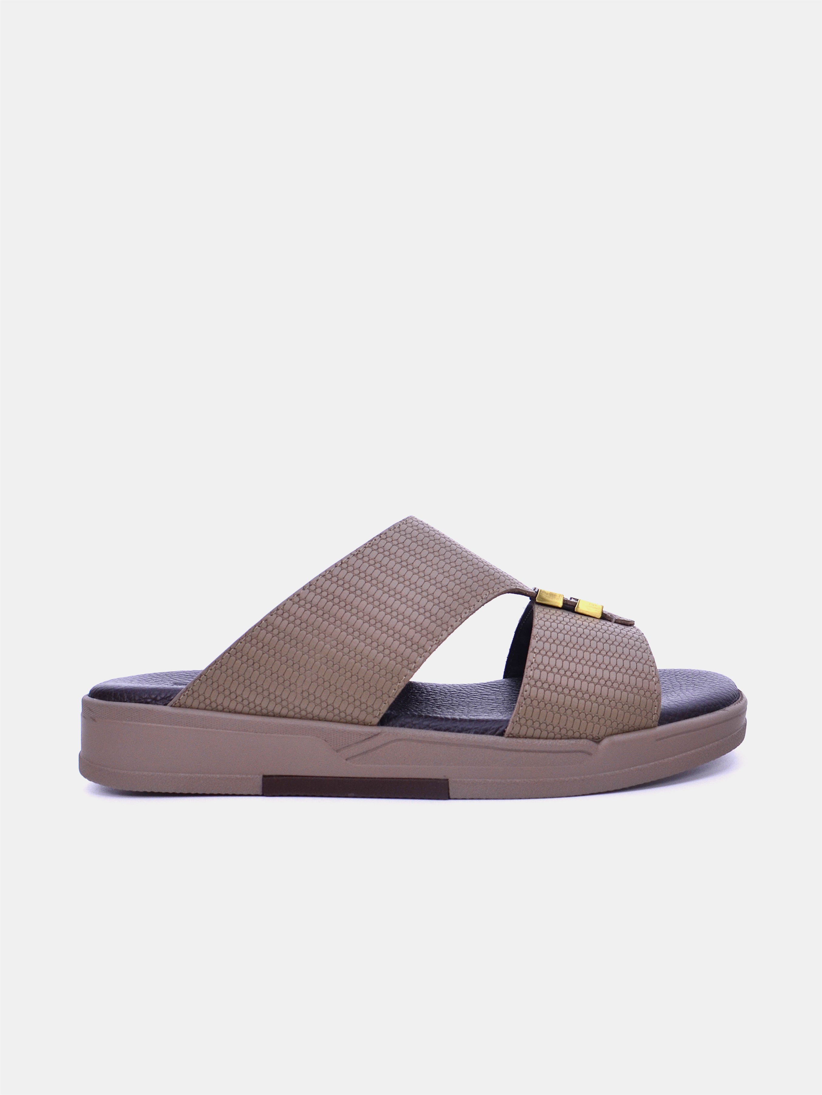 Barjeel Uno MSA133 Men Arabic Sandals #color_Beige