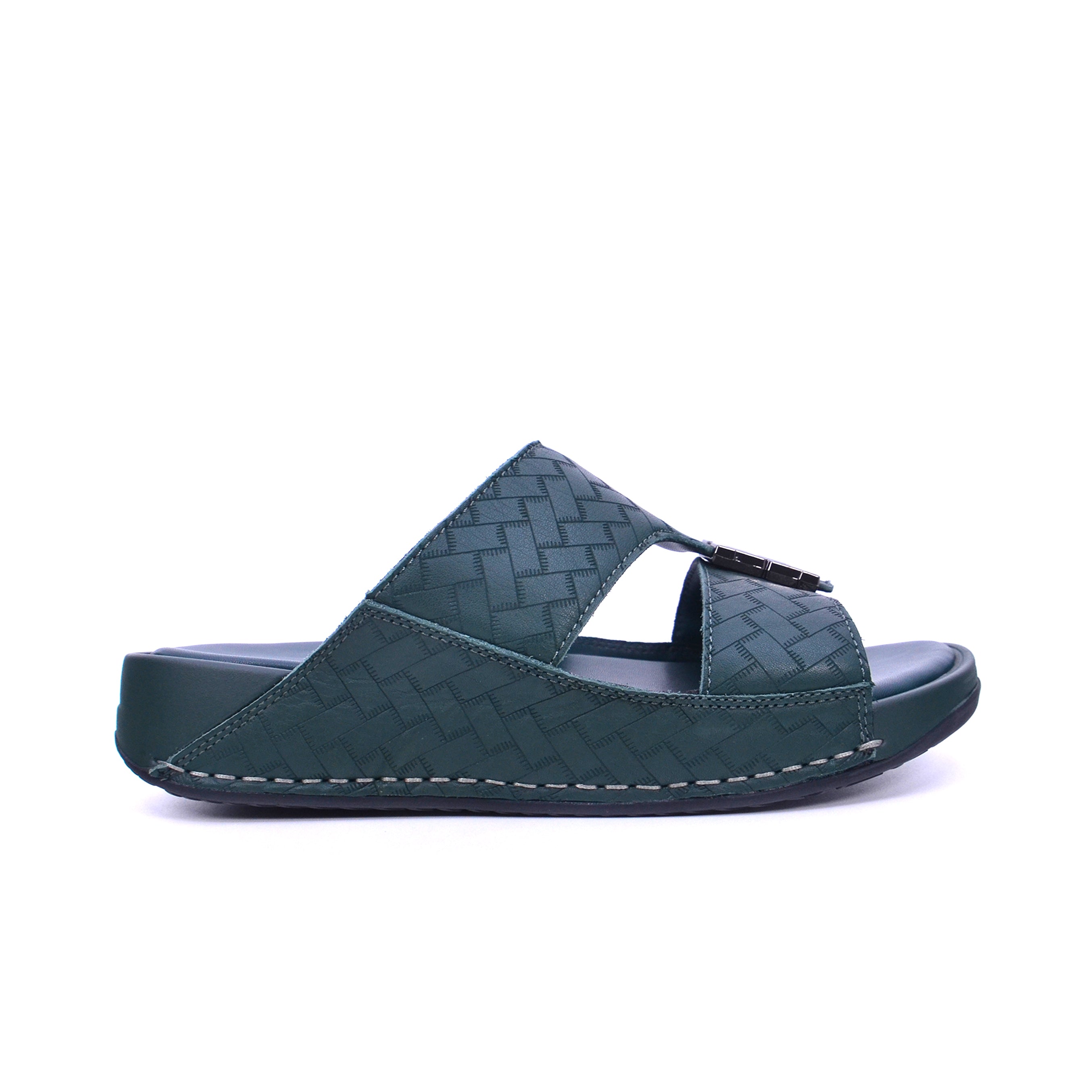 Barjeel Uno 2368-1 Men's Arabic Sandals #color_Green