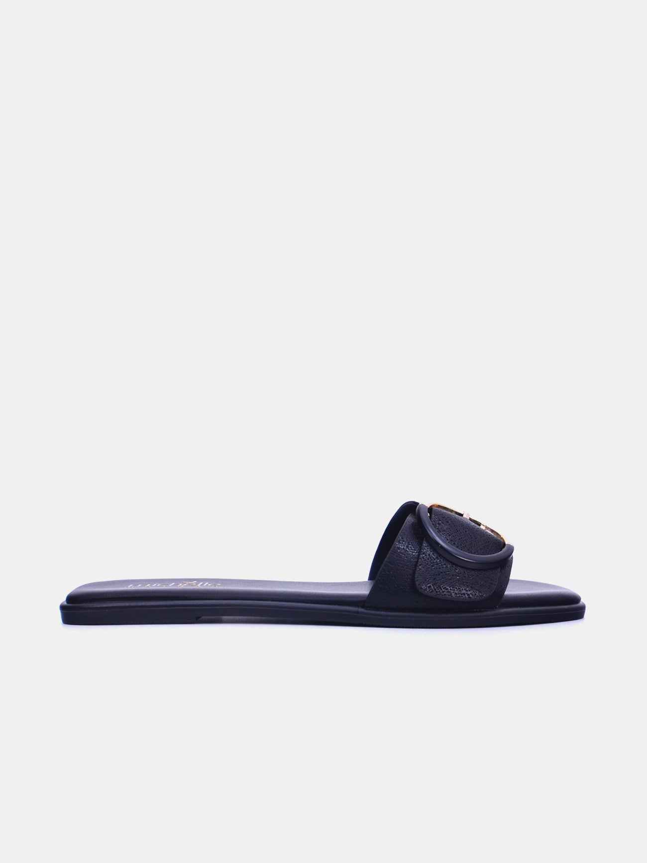 Michelle Morgan 114RL105 Women's Flat Sandals #color_Black