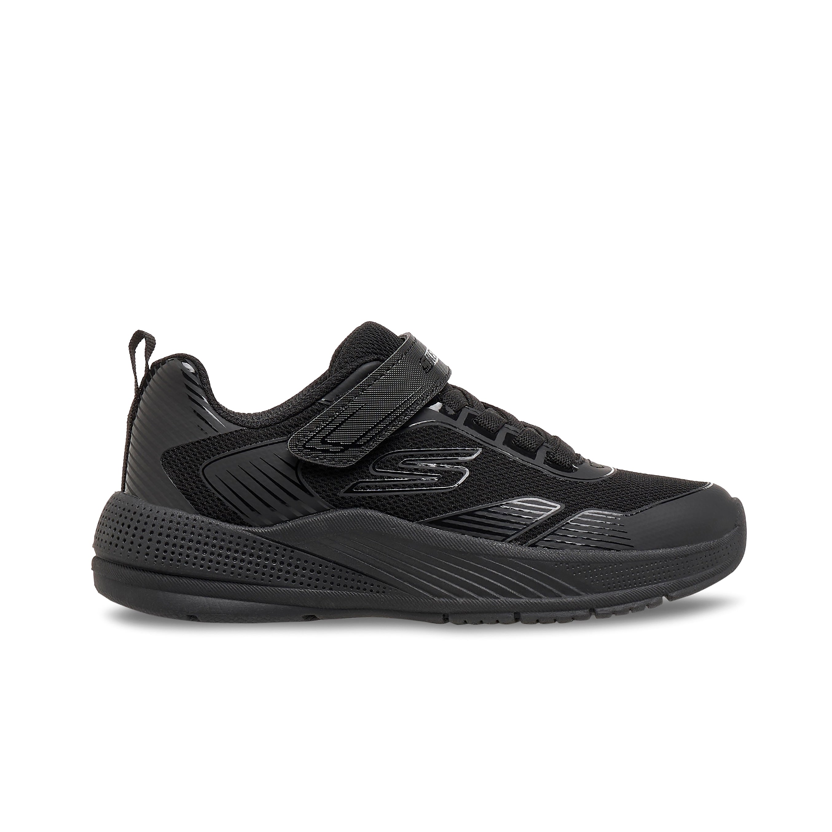 Skechers Girls' Microspec Advance - Oasis Point Shoes #color_Black