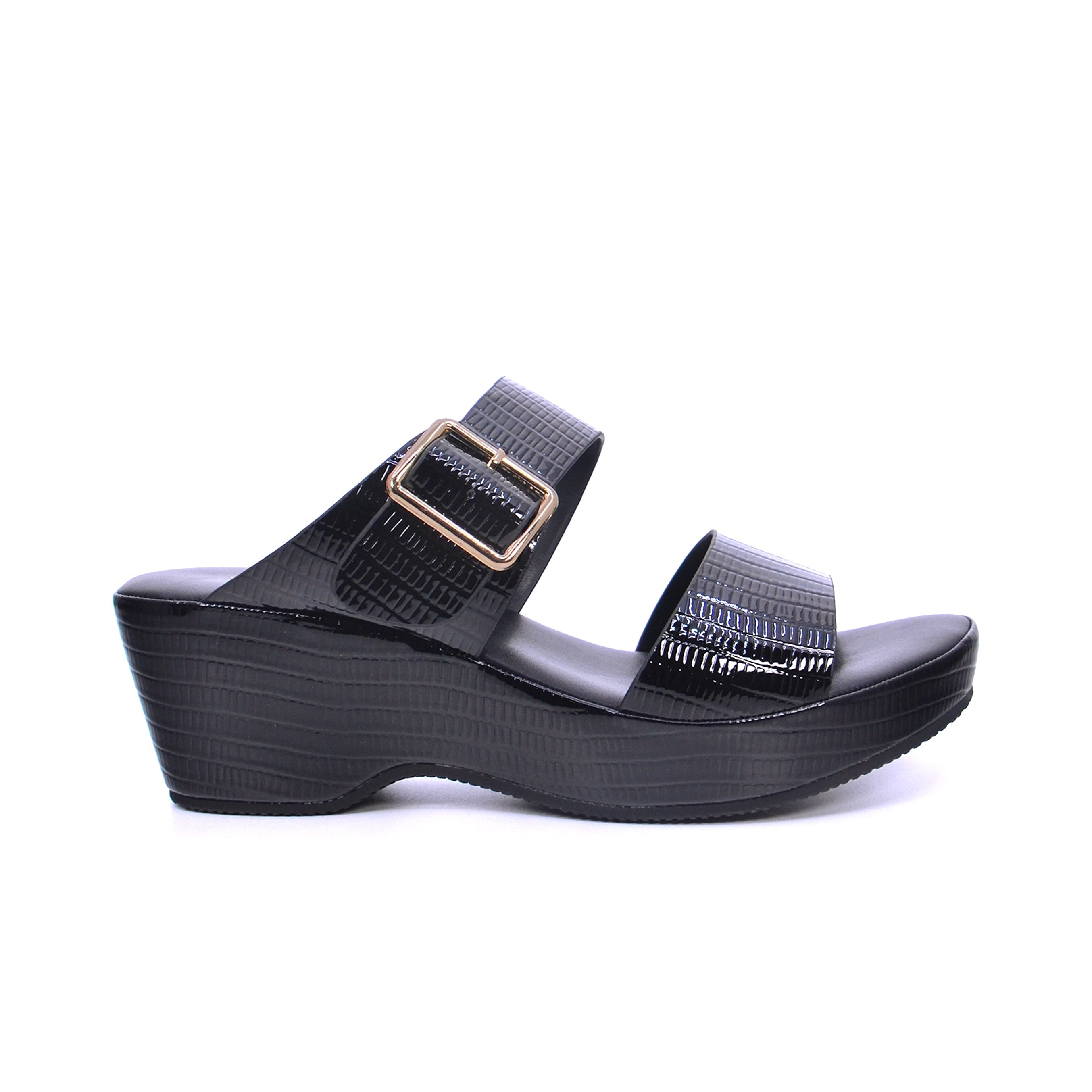 Mynaal 414Zd19P Women's Slip-On Sandal #color_Black