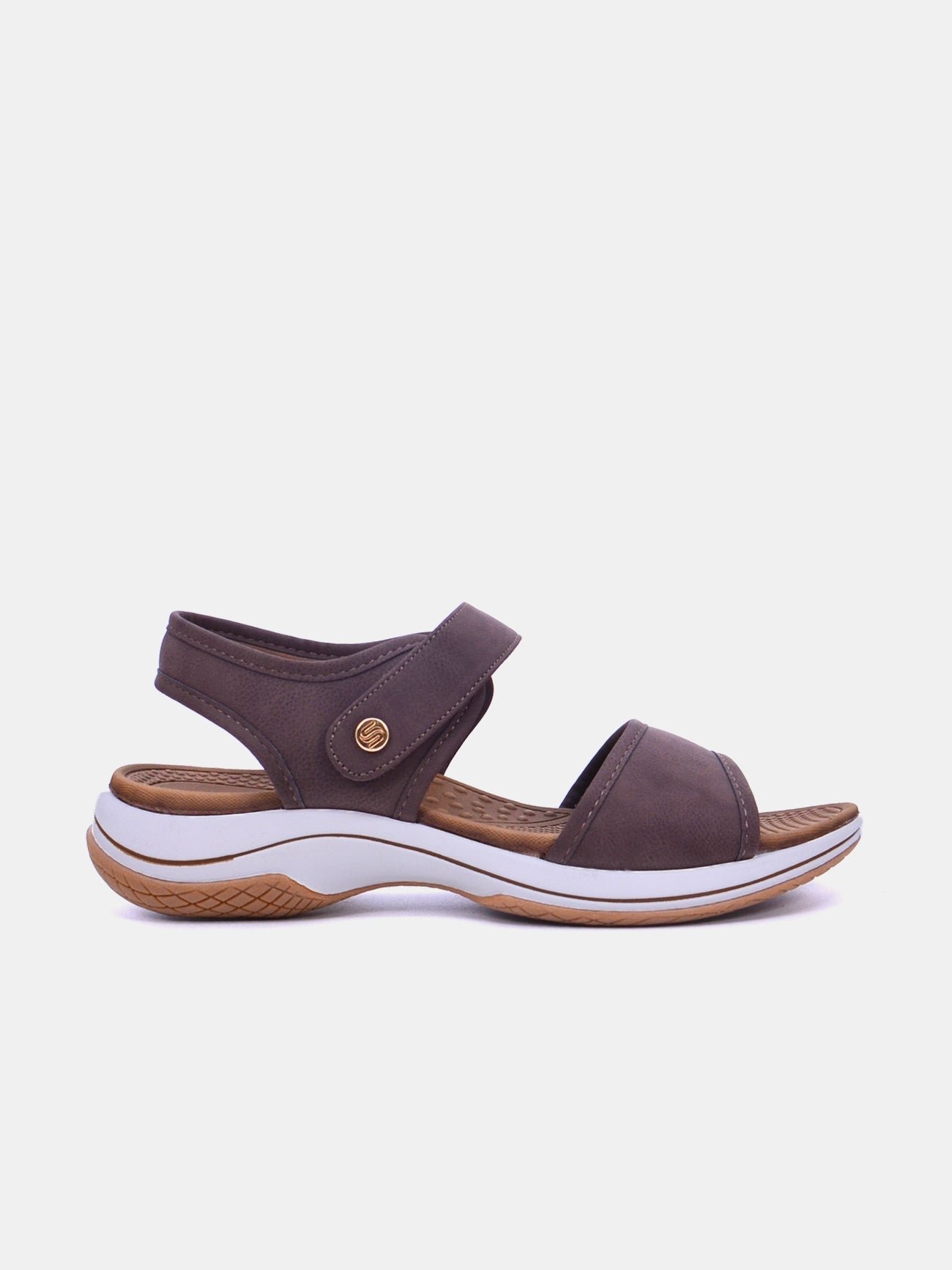 Mynaal Elysia Women's Flat Sandals #color_Brown