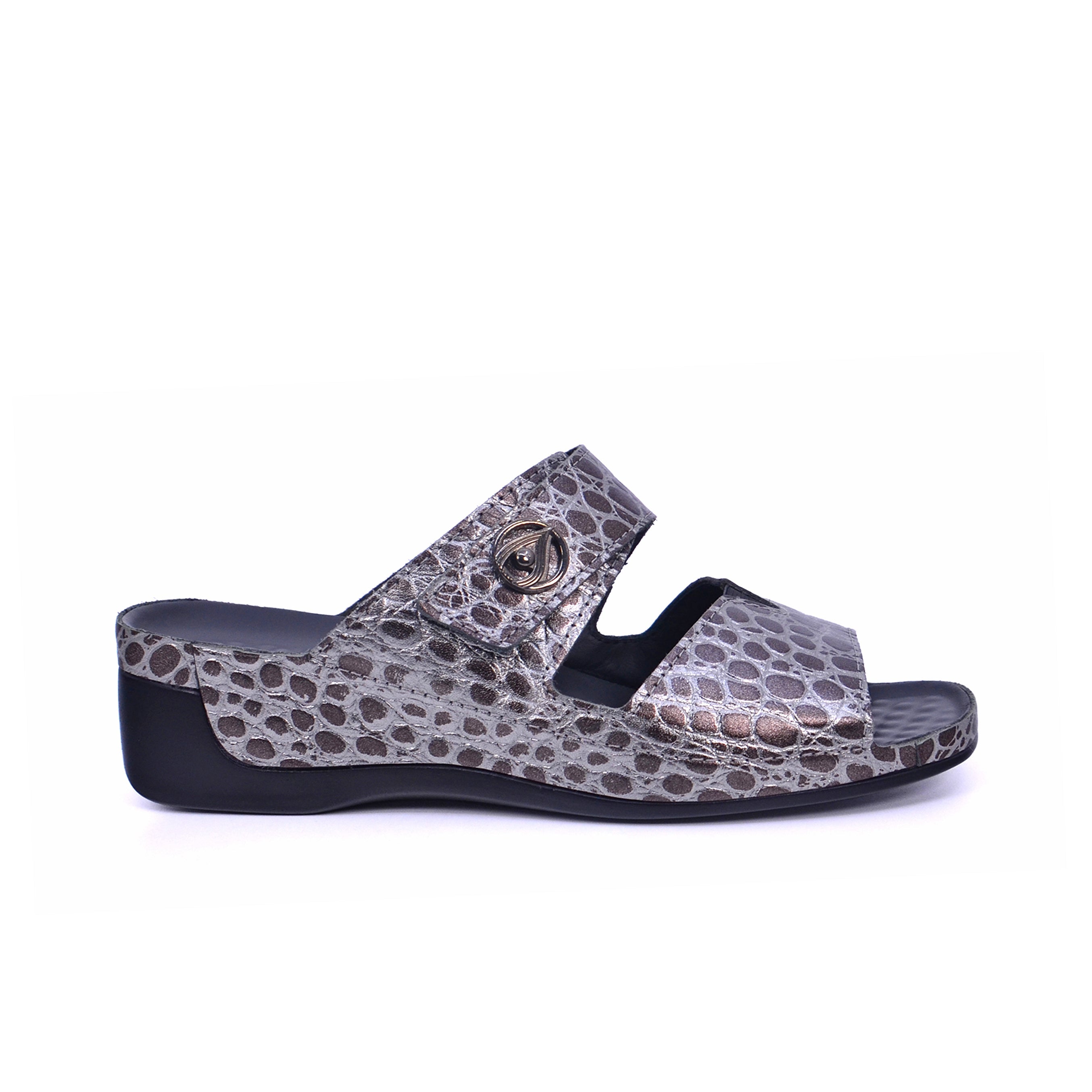 Vital Tina - Reptil 08066-492-99 Women's Sandals #color_Black