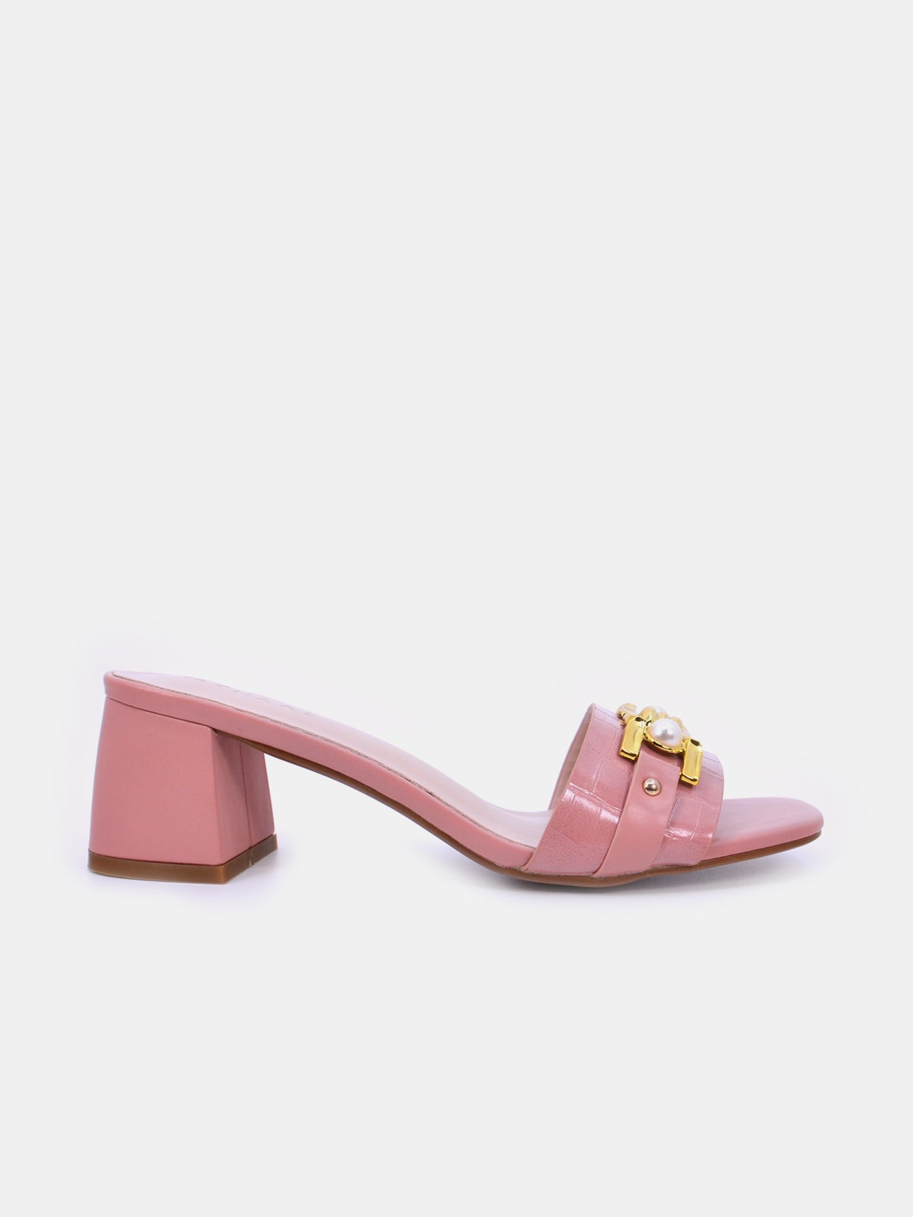 Mynaal Nova Women's Block Heel Sandals #color_Pink